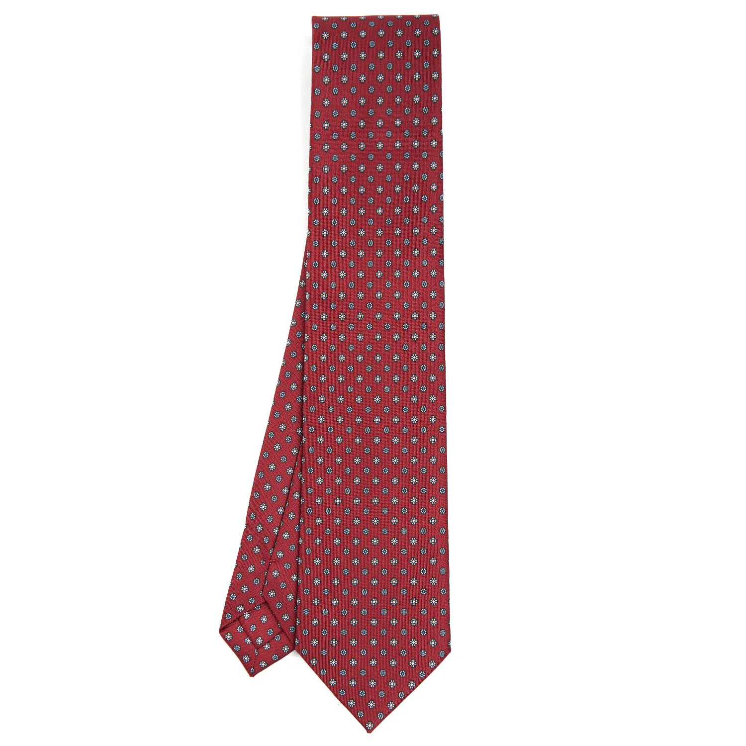 BURGUNDY SARTORIAL CLASSIC SILK TIE - Image 2