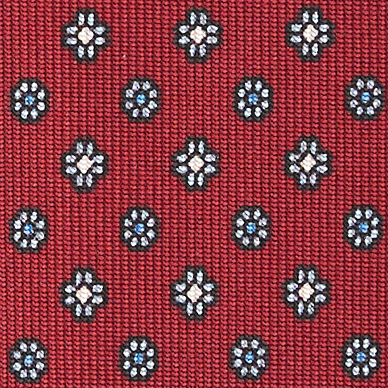 BURGUNDY SARTORIAL CLASSIC SILK TIE - Image 5