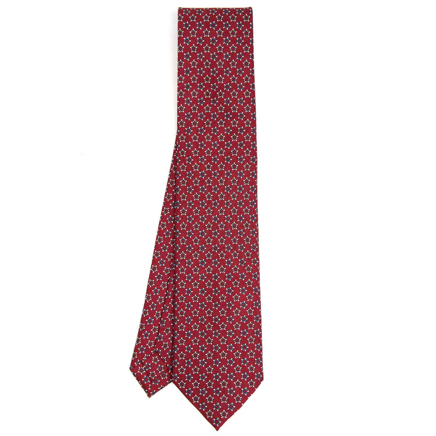 BURGUNDY SARTORIAL CLASSIC SILK TIE - Image 2