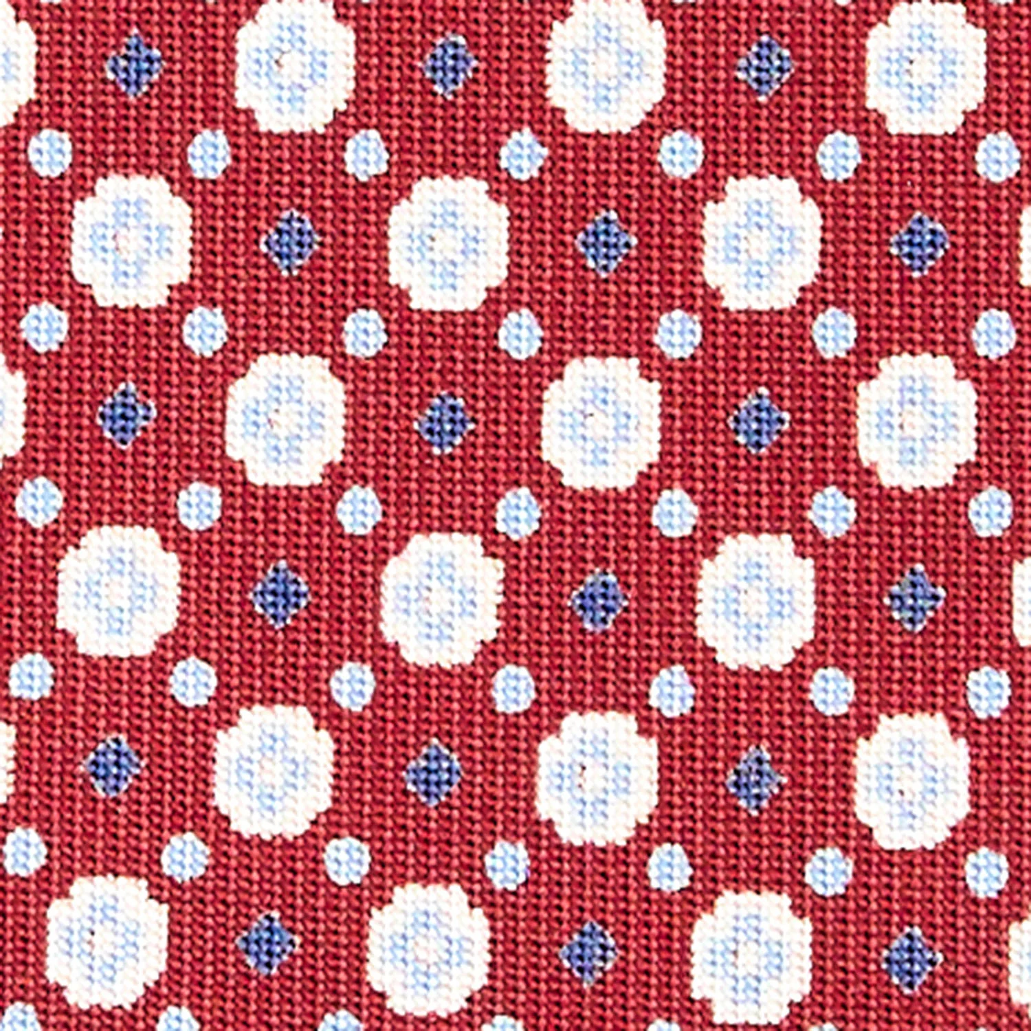 BURGUNDY SARTORIAL CLASSIC SILK TIE - Image 5
