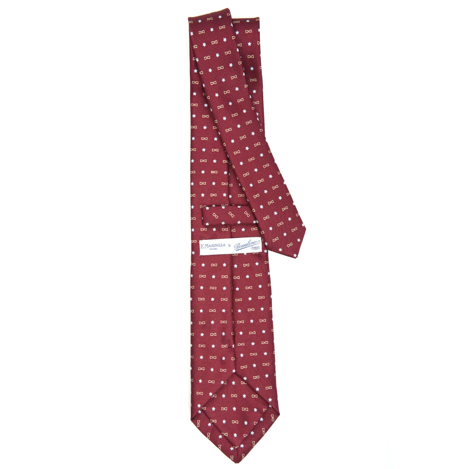 BURGUNDY SARTORIAL CLASSIC SILK TIE - Image 3
