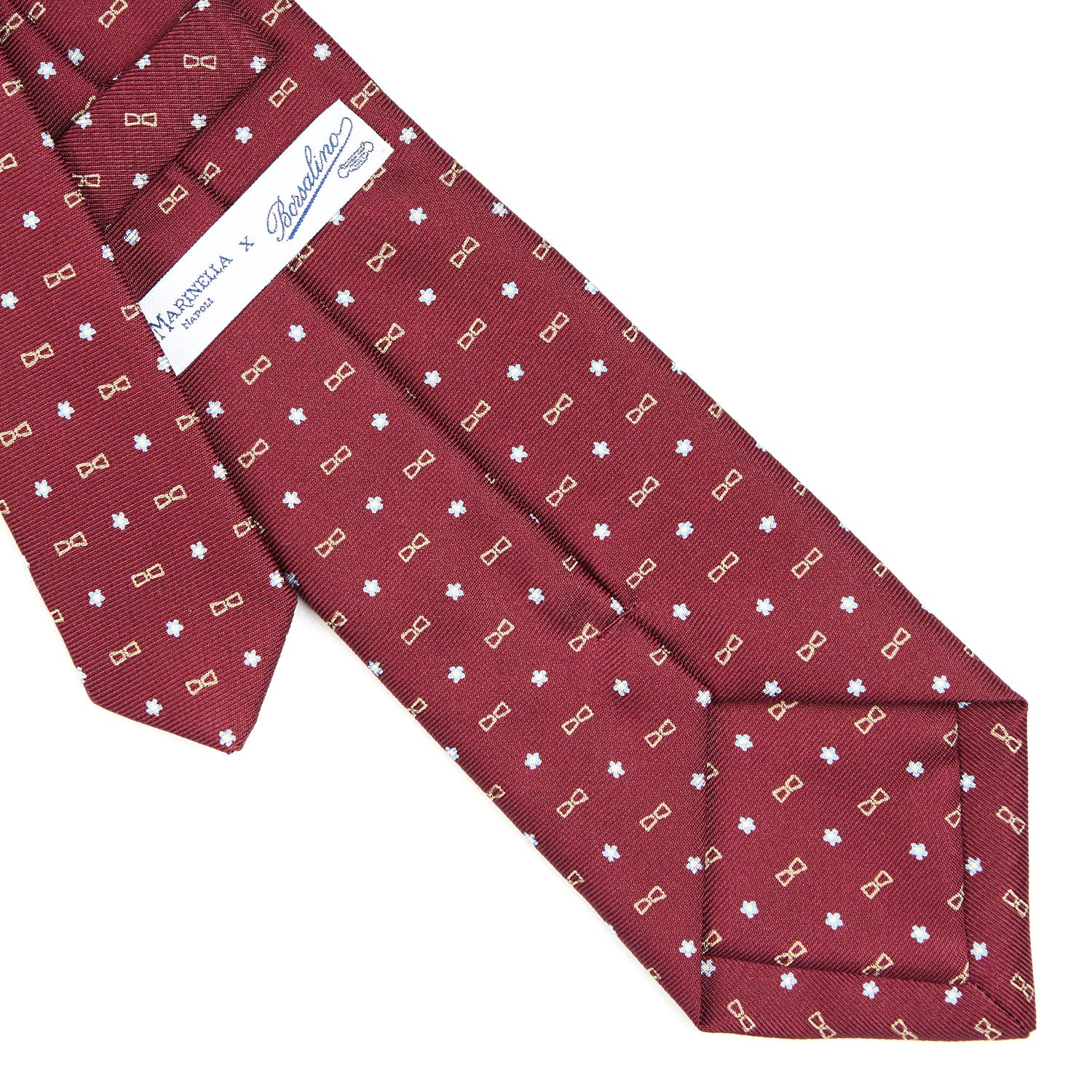 BURGUNDY SARTORIAL CLASSIC SILK TIE - Image 4