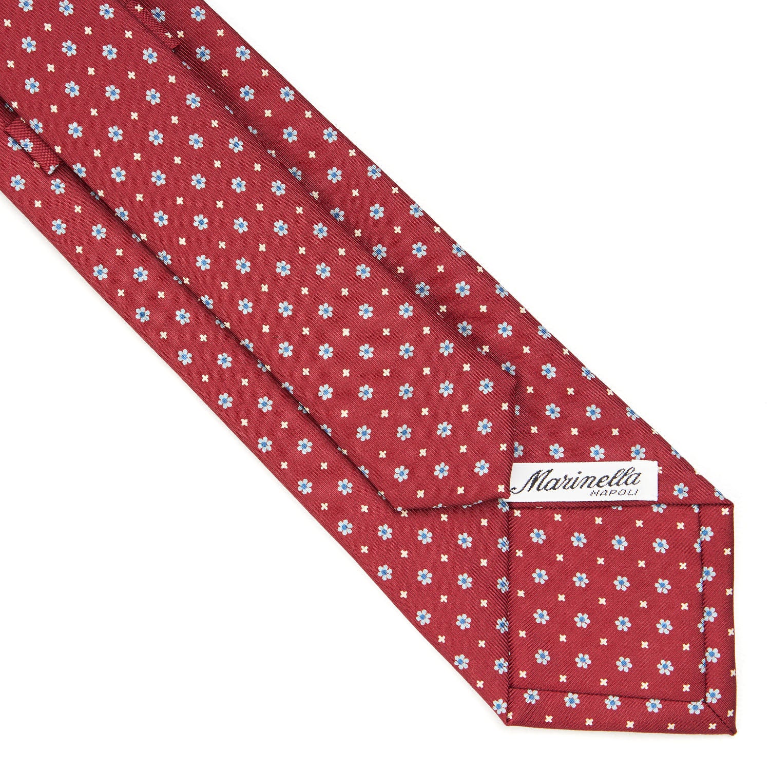 BURGUNDY SARTORIAL CLASSIC SILK TIE - Image 4