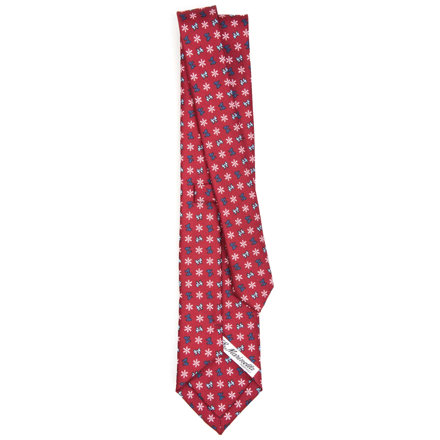 BURGUNDY SARTORIAL HOLIDAY SILK TIE - Image 3
