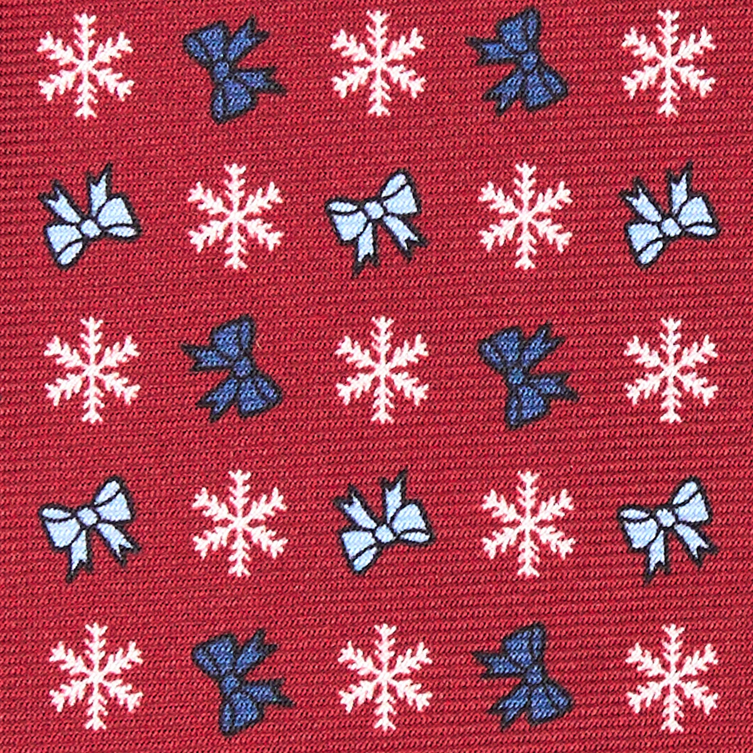 BURGUNDY SARTORIAL HOLIDAY SILK TIE - Image 5
