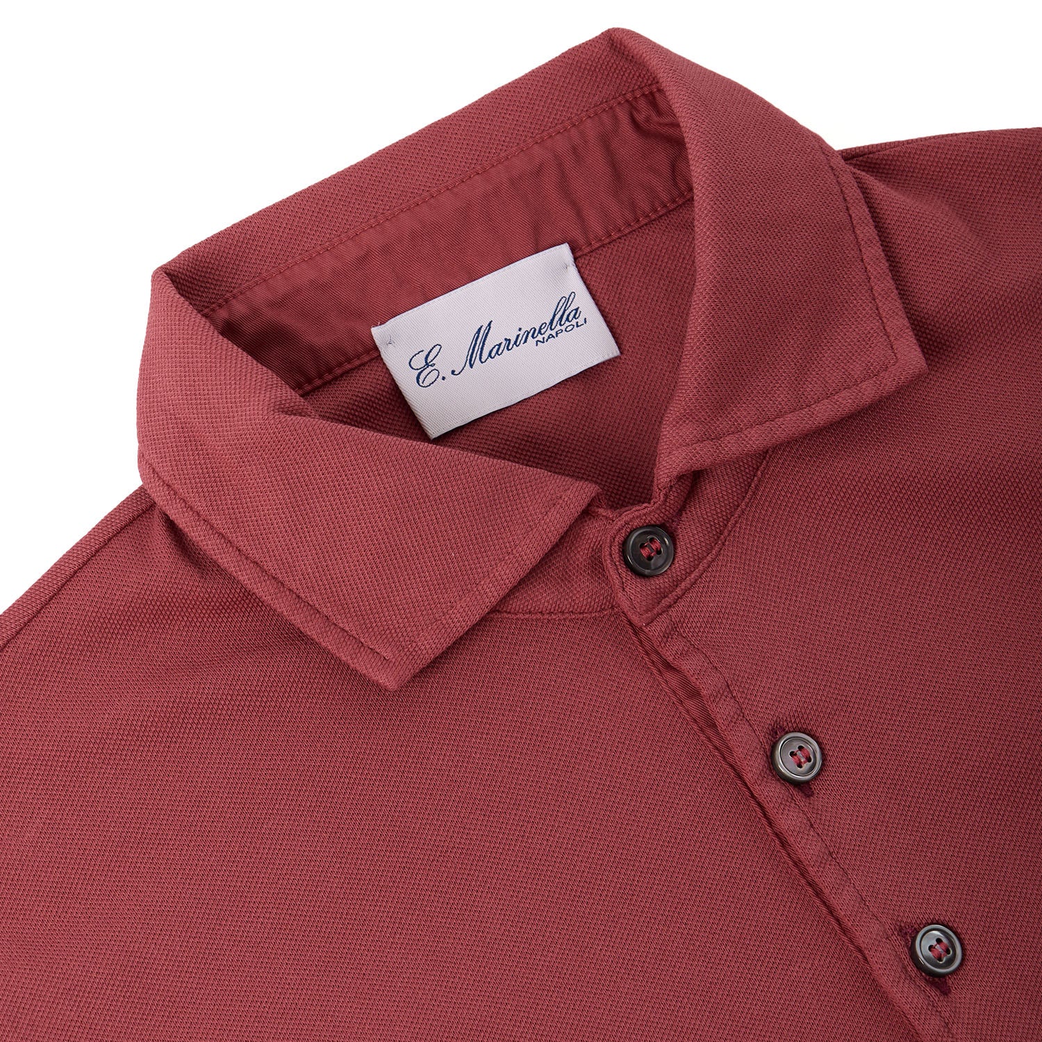BURGUNDY SHORT SLEEVE POLO - Image 2