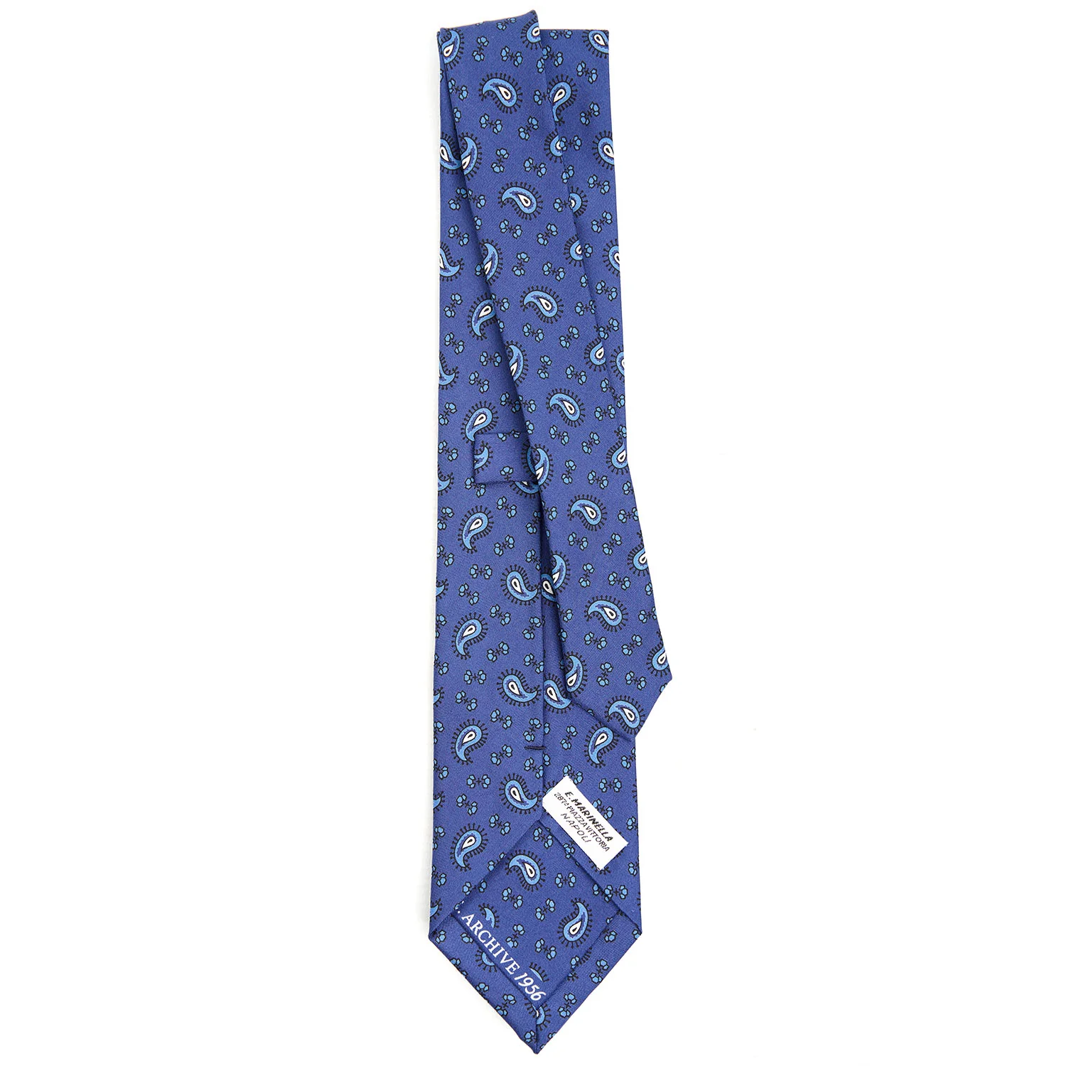BLUE SILK TIE - Image 3