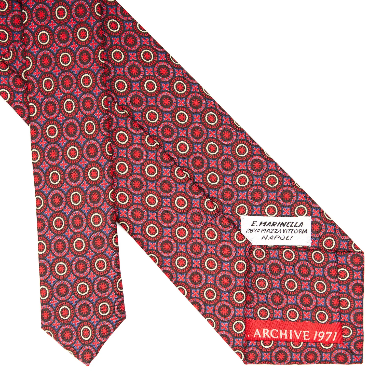 BURGUNDY SILK TIE