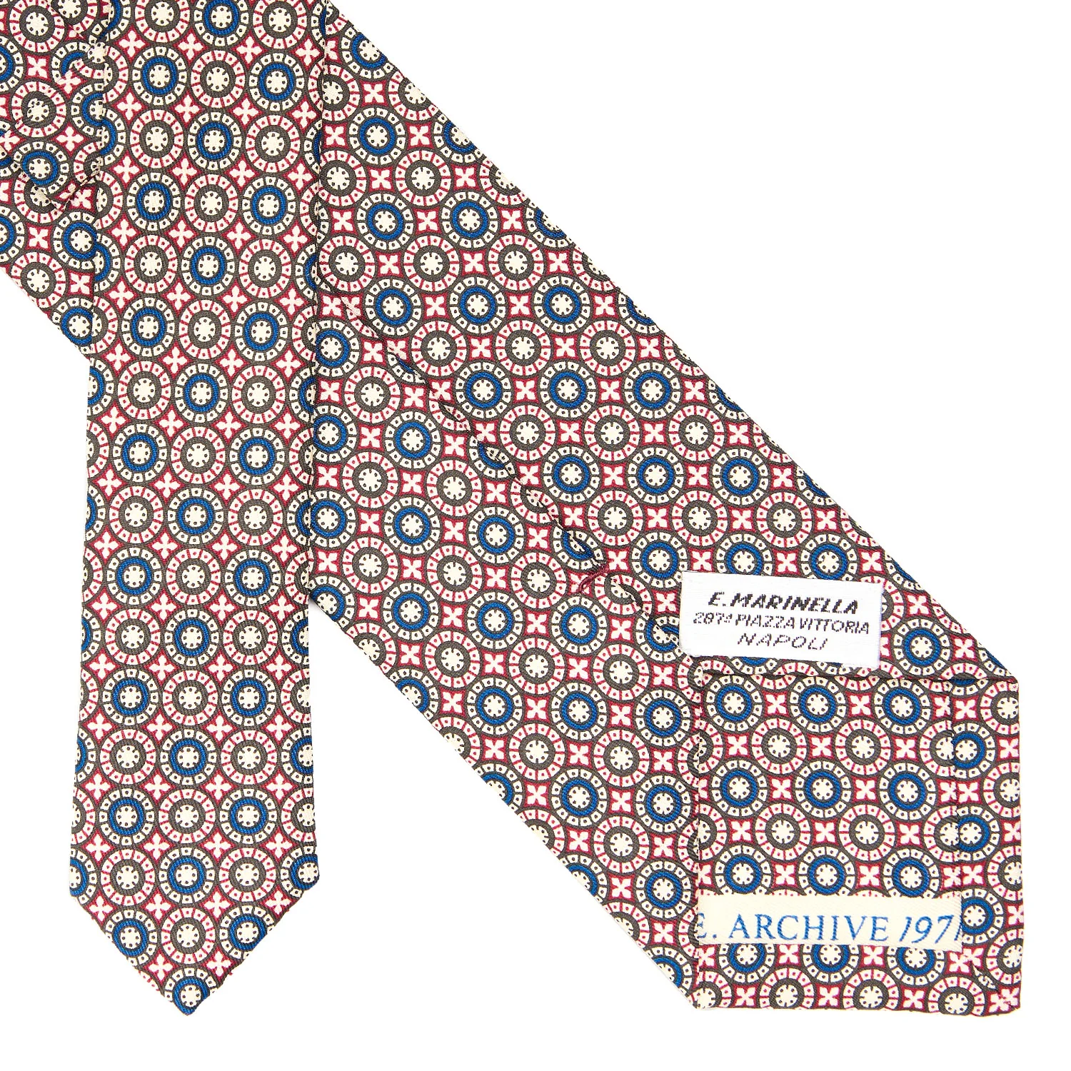 BURGUNDY SILK TIE