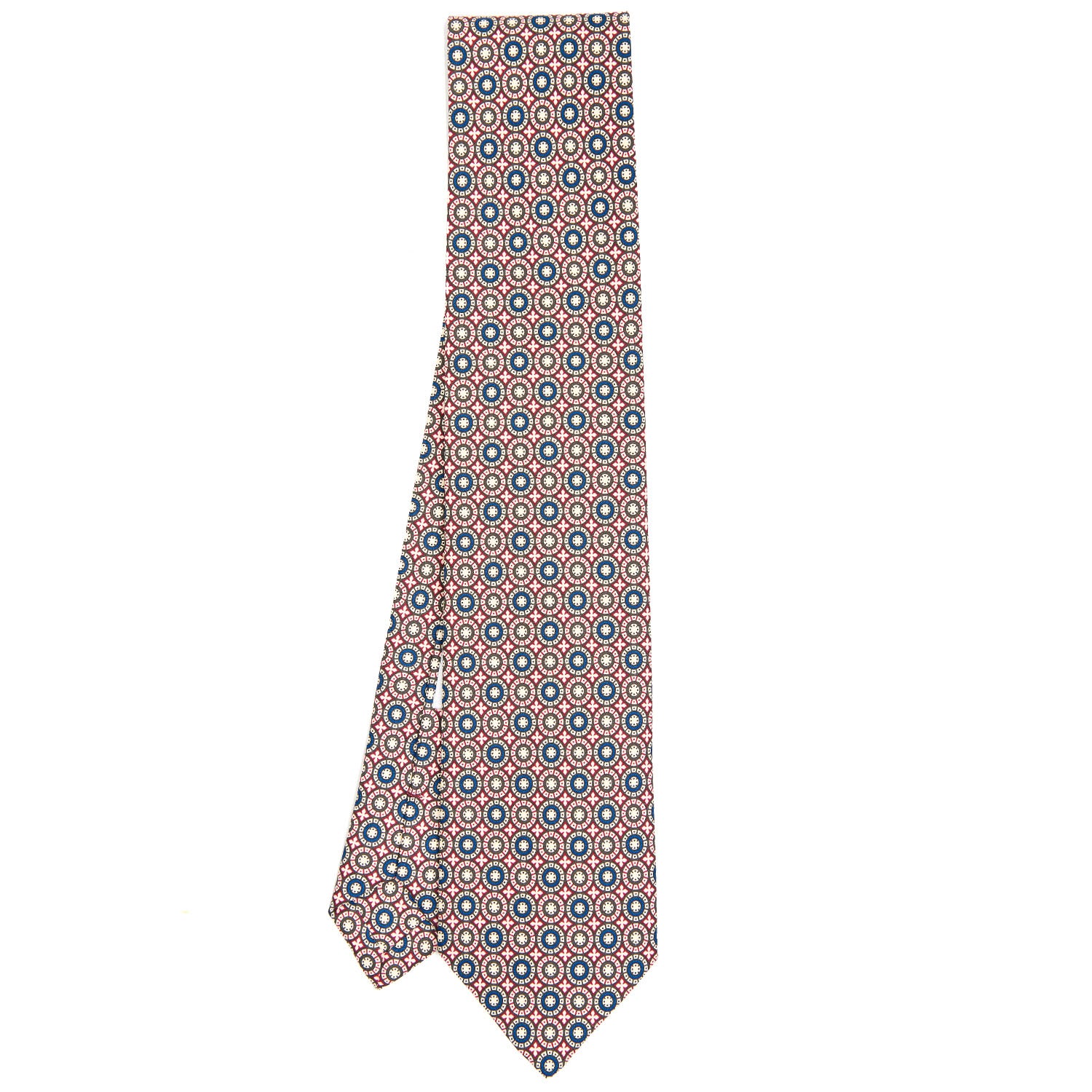 BURGUNDY SILK TIE - Image 2