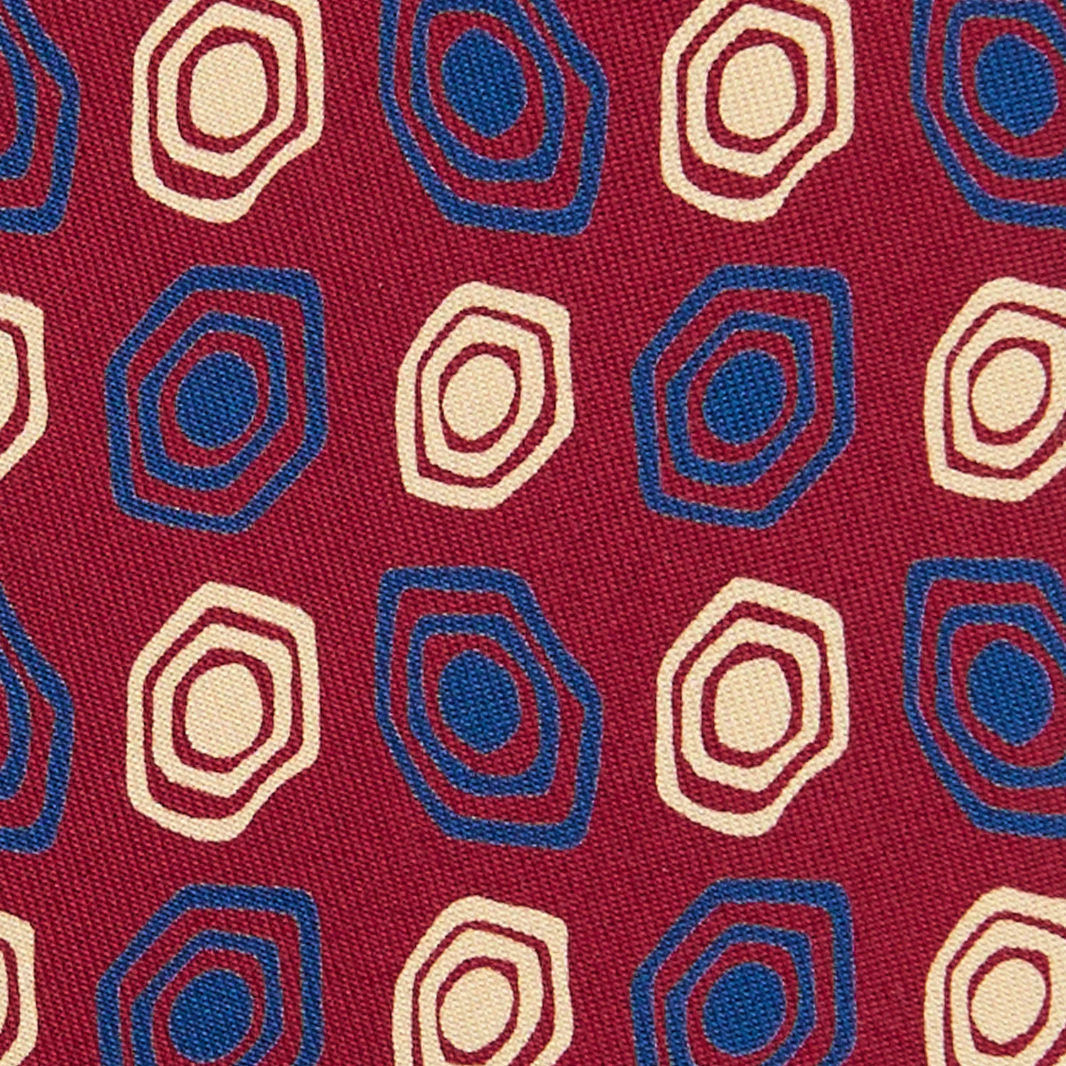 BURGUNDY SILK TIE - Image 4
