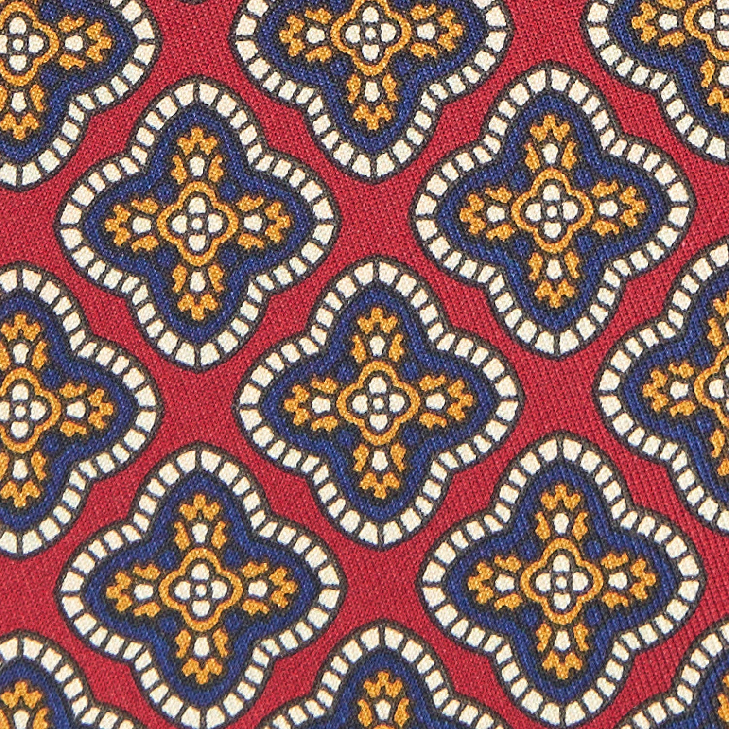 BURGUNDY SILK TIE - Image 4