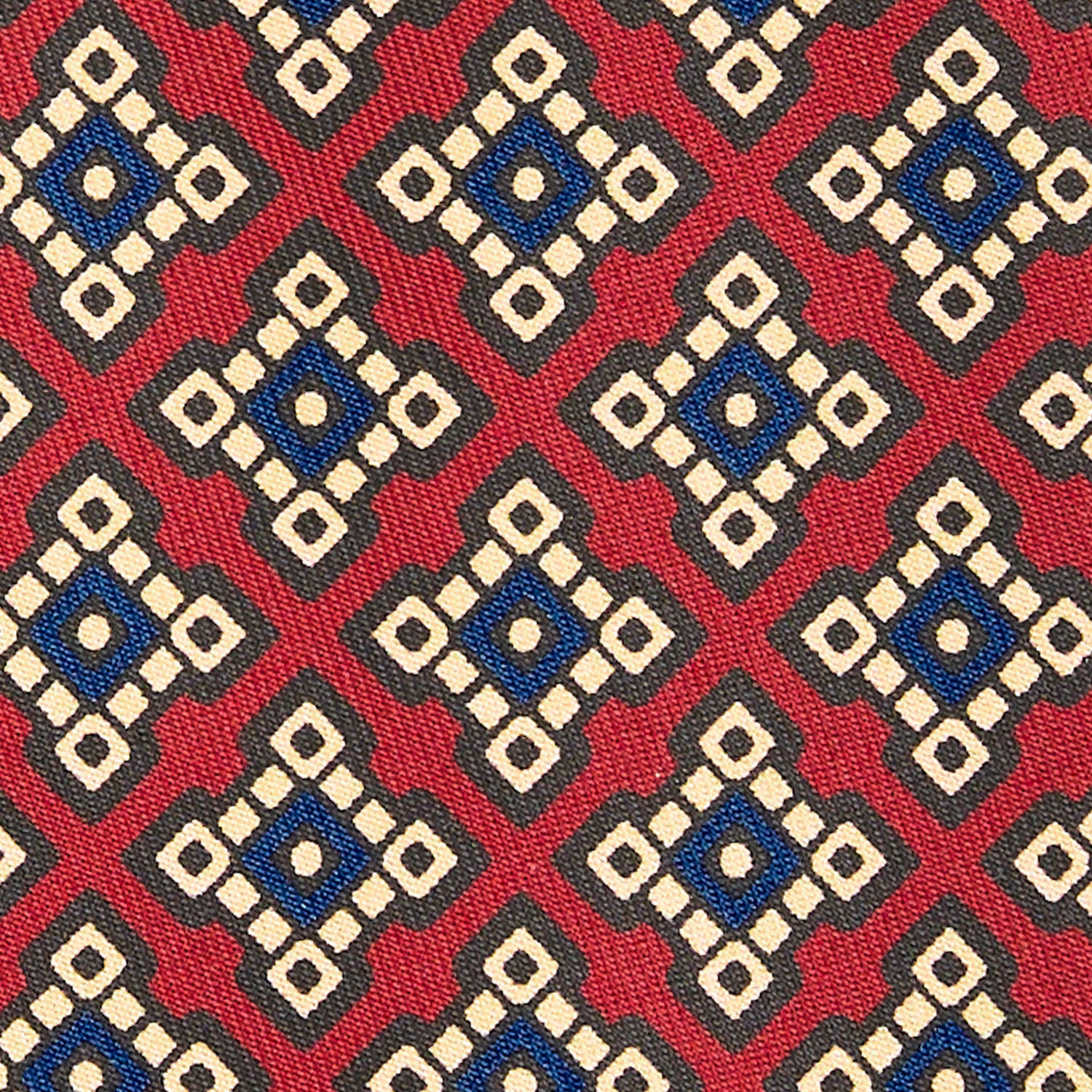 BURGUNDY SILK TIE - Image 4