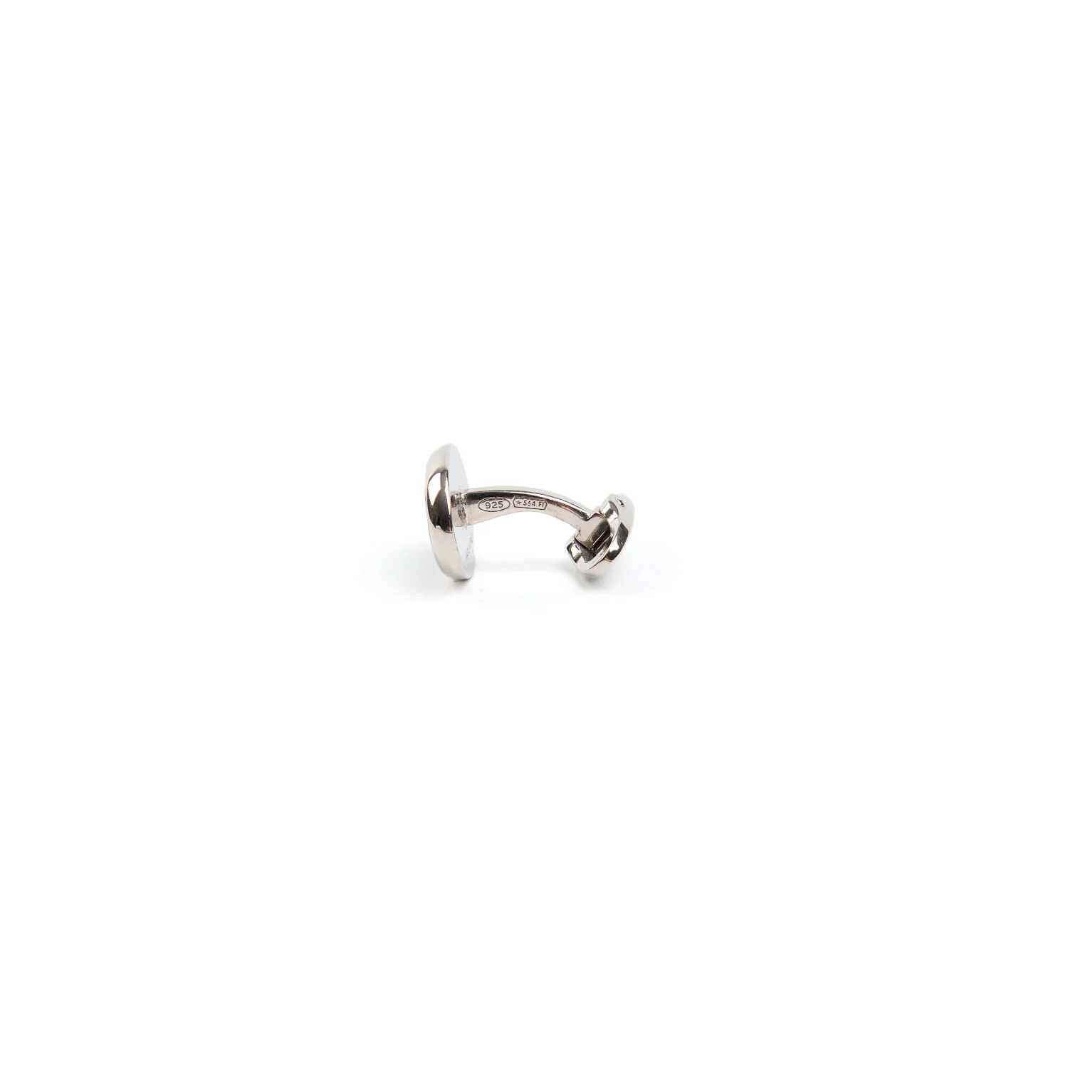 BURGUNDY SILVER CUFFLINKS - Image 4
