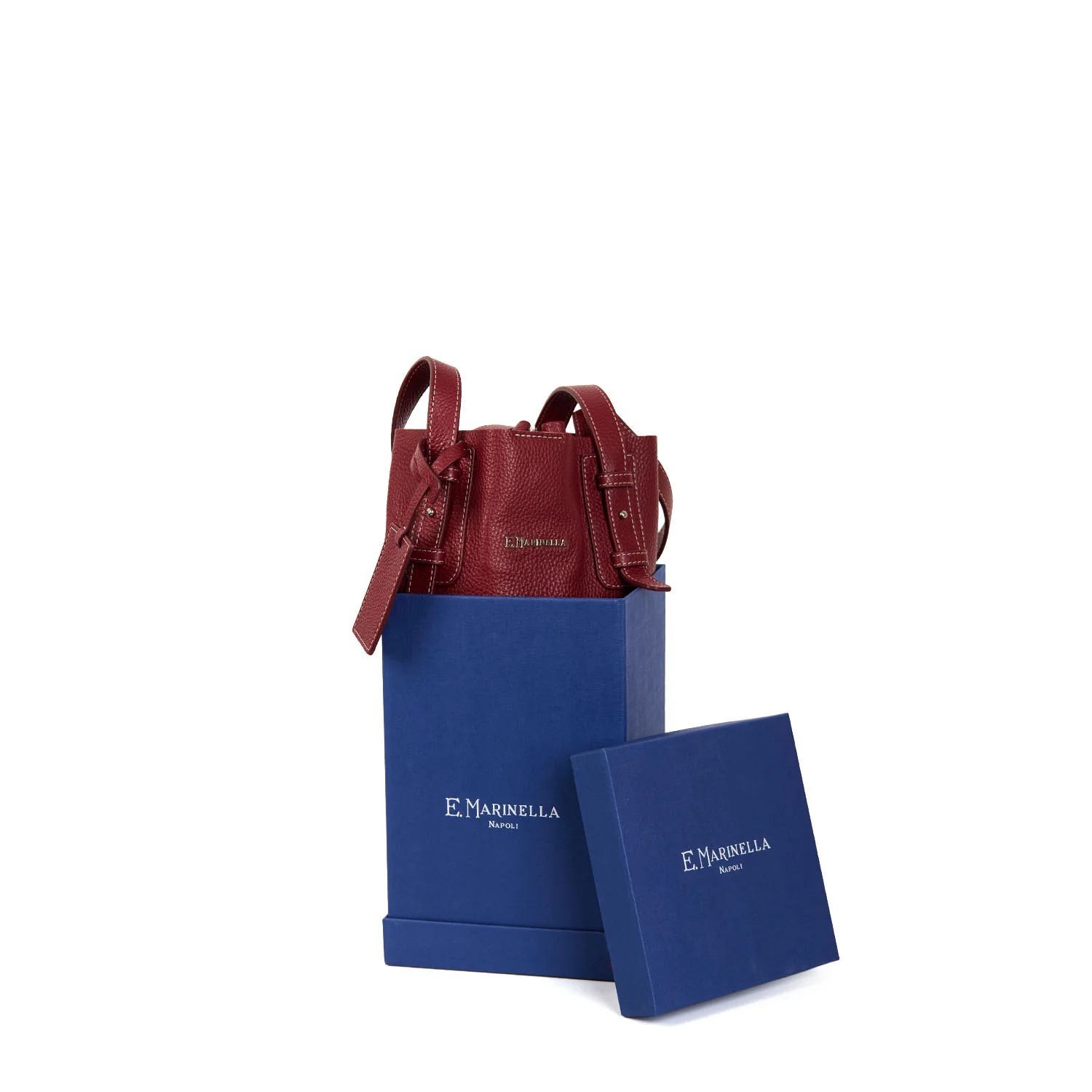 BURGUNDY SLOUCHY BAG - Image 4