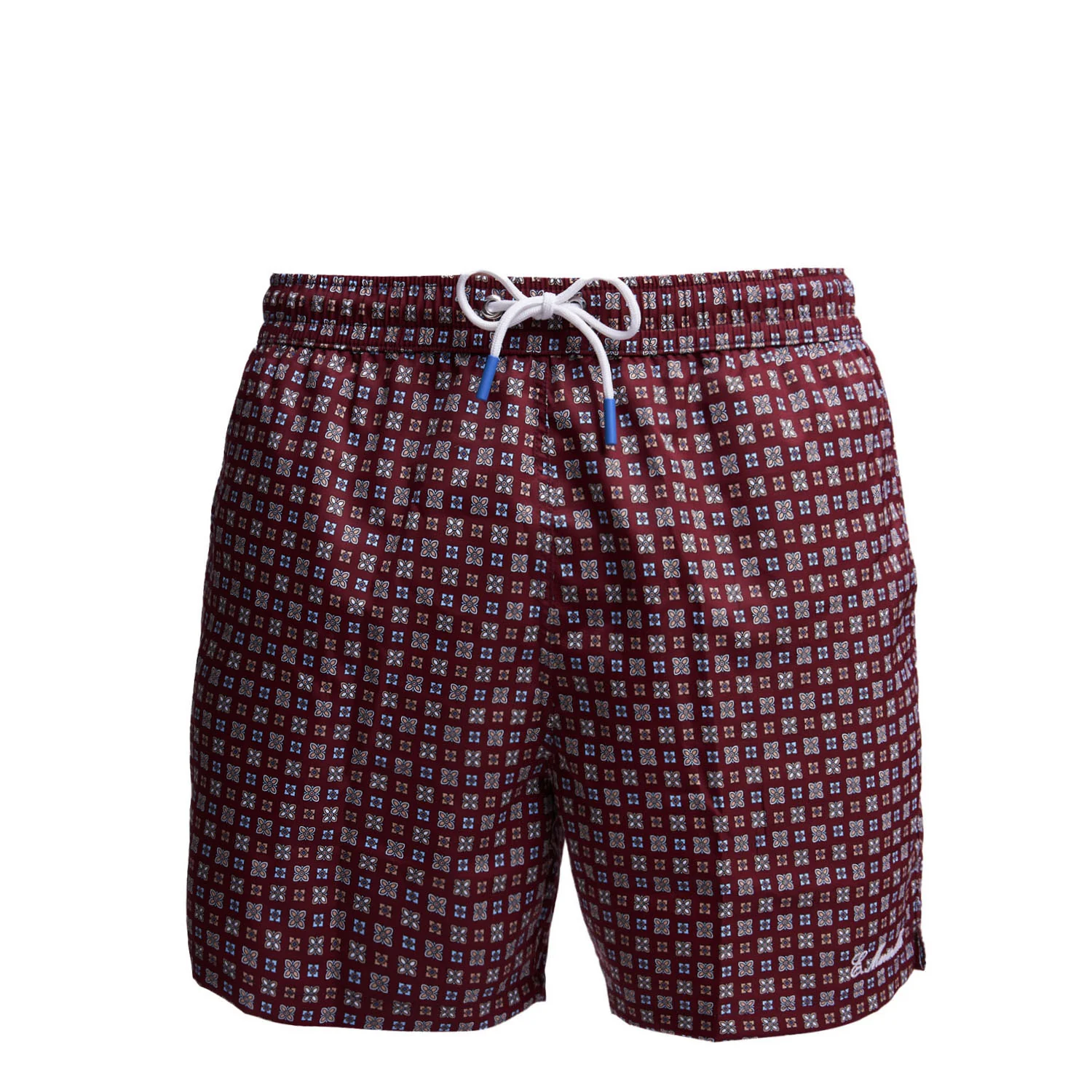 BURGUNDY SWIM SHORTS