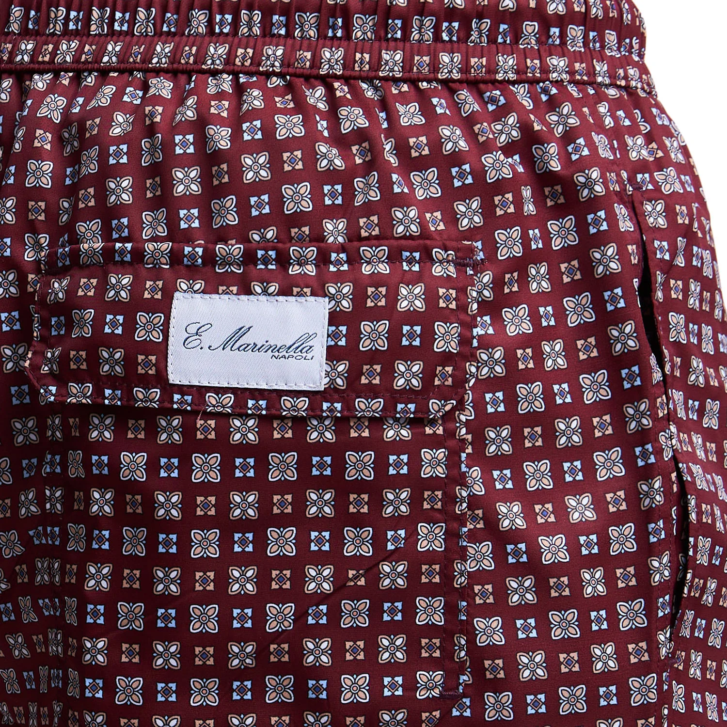 BURGUNDY SWIM SHORTS - Image 3