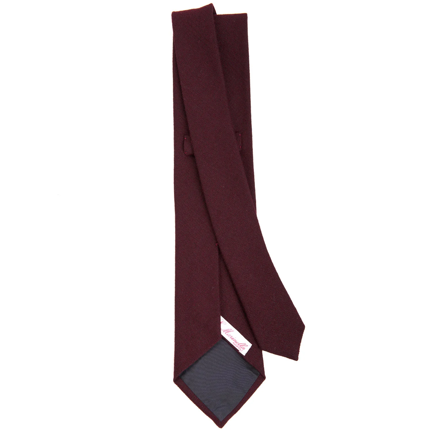 BURGUNDY WOOL LADY TIE - Image 3