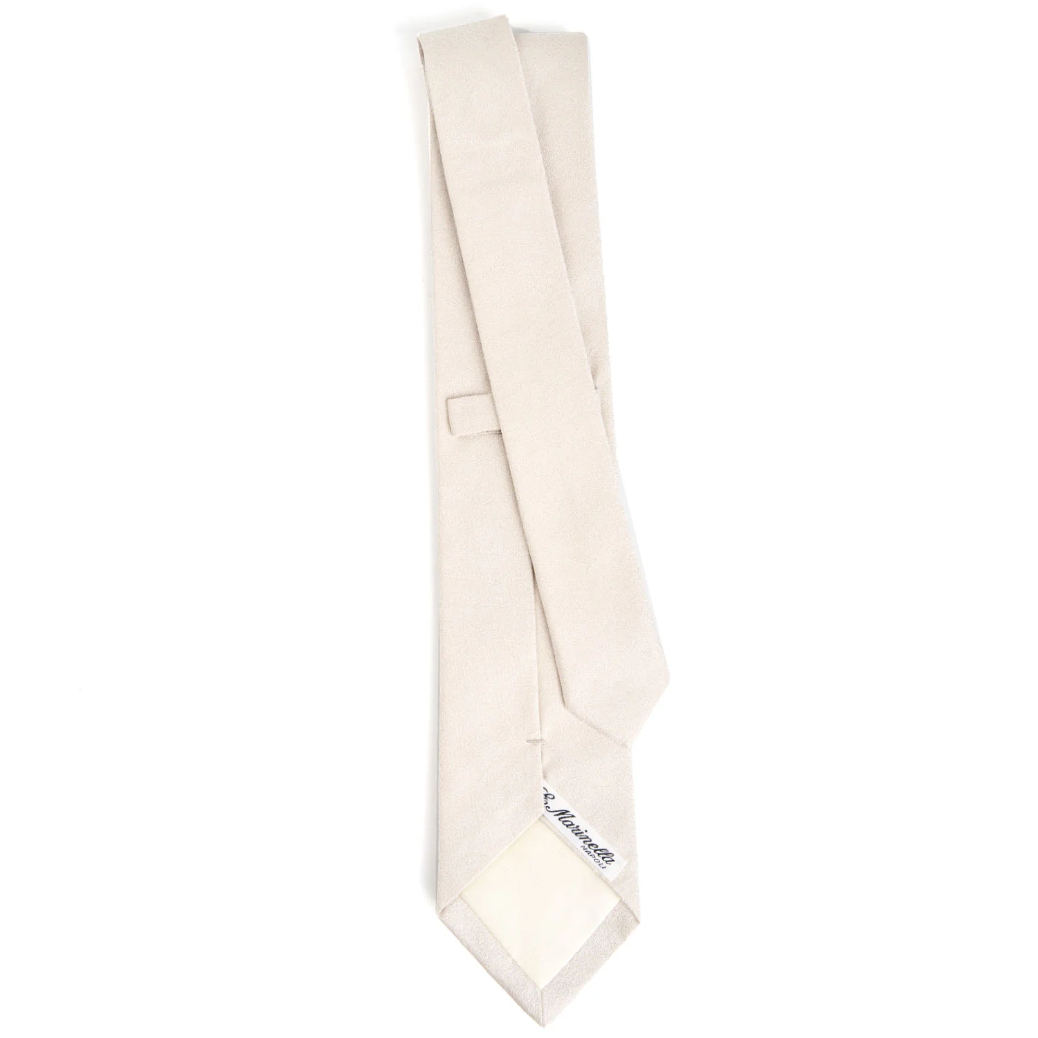 CEREMONIAL BLUE SILK SATIN TIE - Image 3