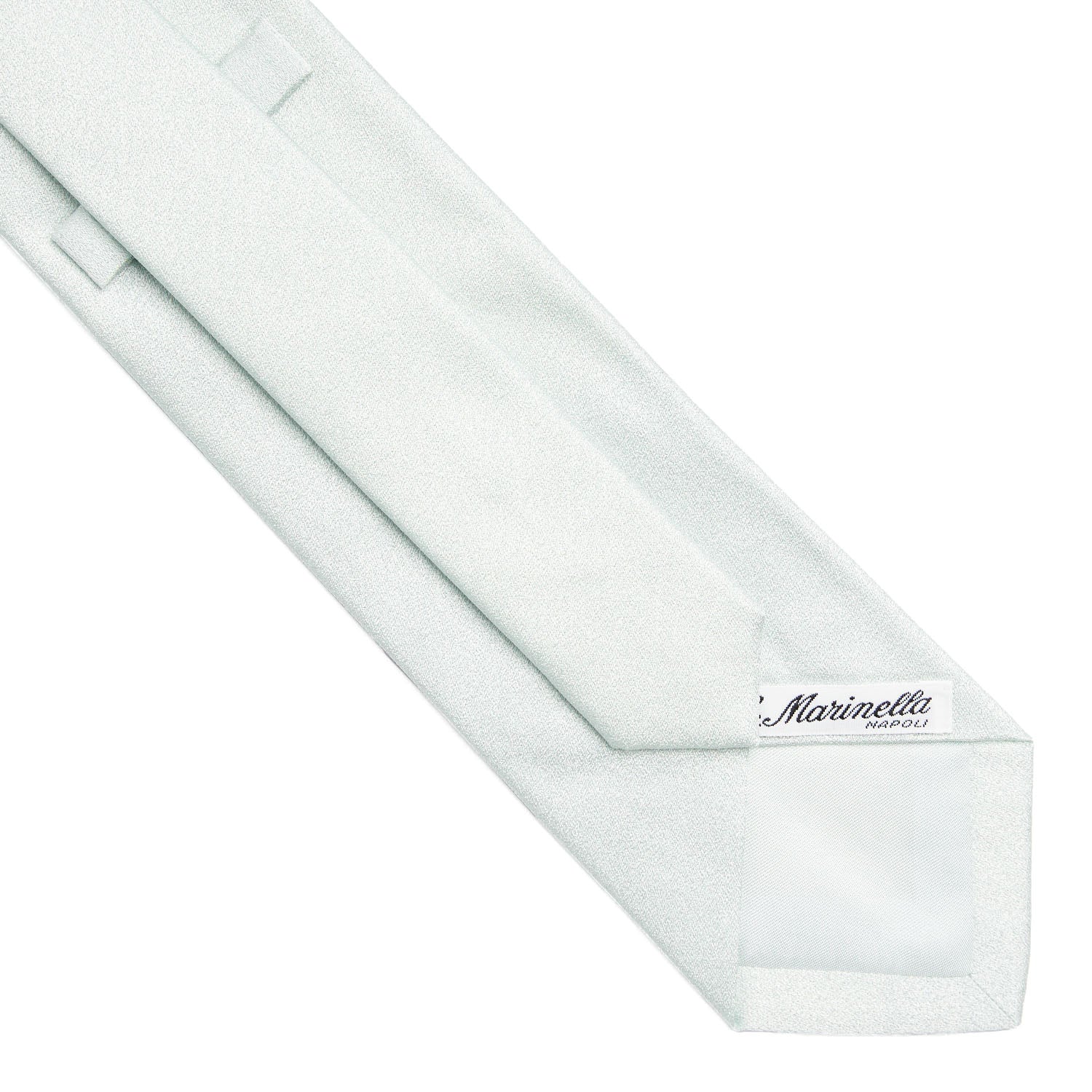 CEREMONIAL LIGHT GREEN SILK SATIN TIE - Image 4