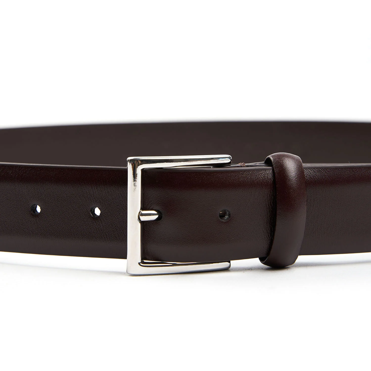 CLASSIC DARK BROWN SEAMLESS BELT - Image 3