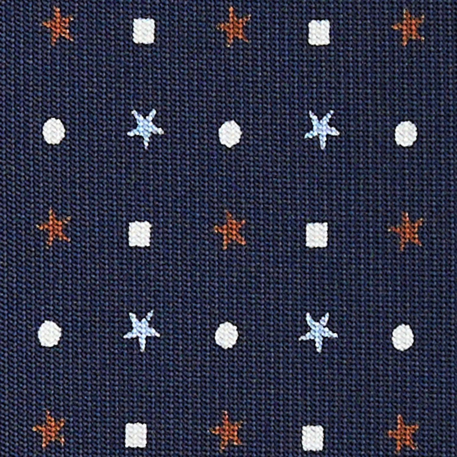 DARK BLUE 5 FOLD SARTORIAL SILK TIE - Image 4