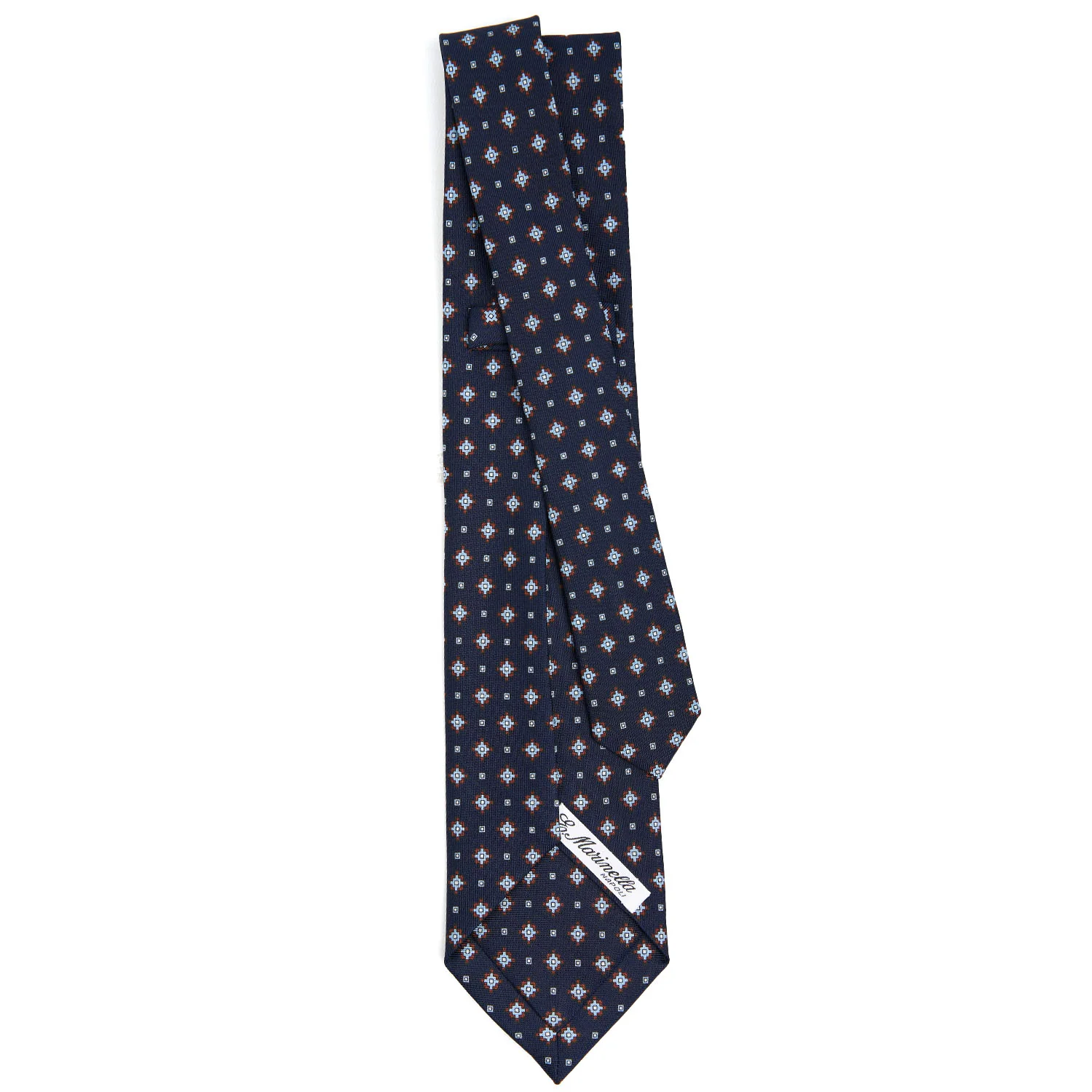 DARK BLUE 5 FOLD SARTORIAL SILK TIE - Image 3