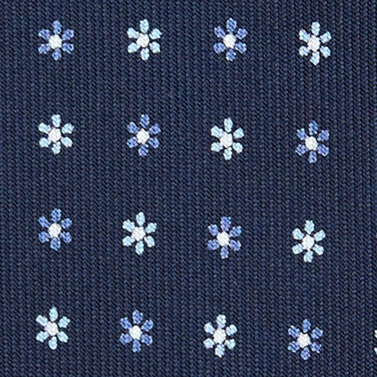 DARK BLUE 5 FOLD SARTORIAL SILK TIE - Image 4