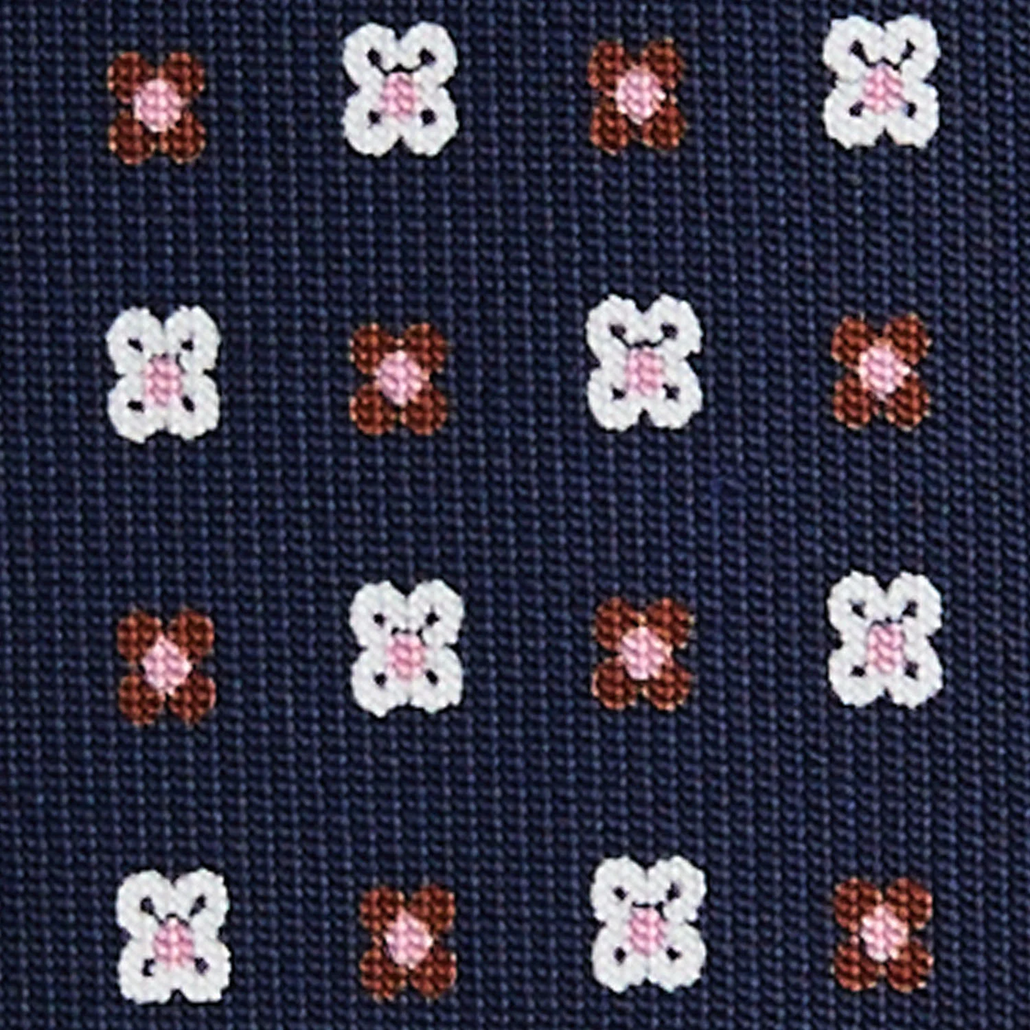DARK BLUE 5 FOLD SARTORIAL SILK TIE - Image 4