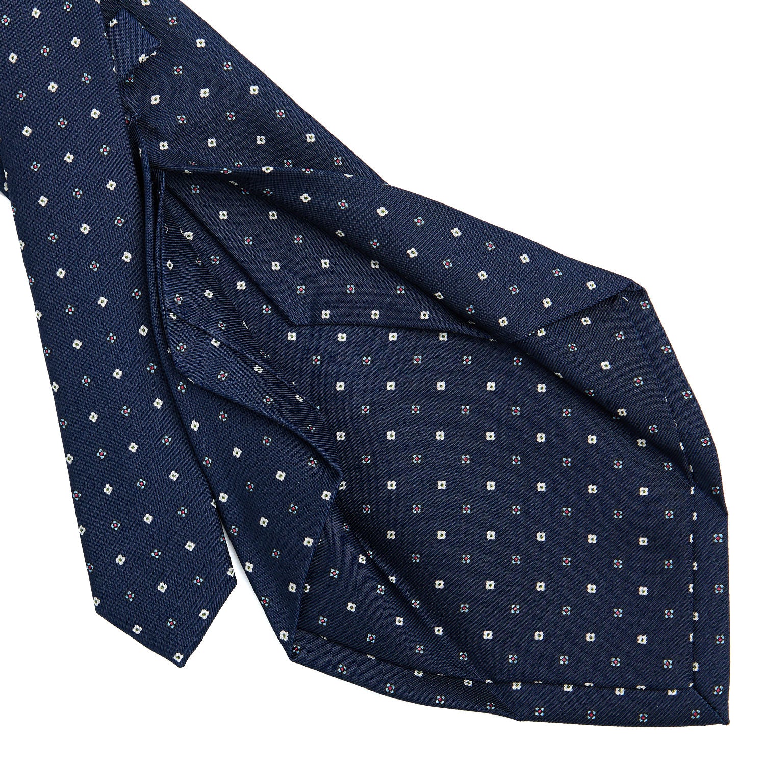 DARK BLUE 5 FOLD SARTORIAL SILK TIE