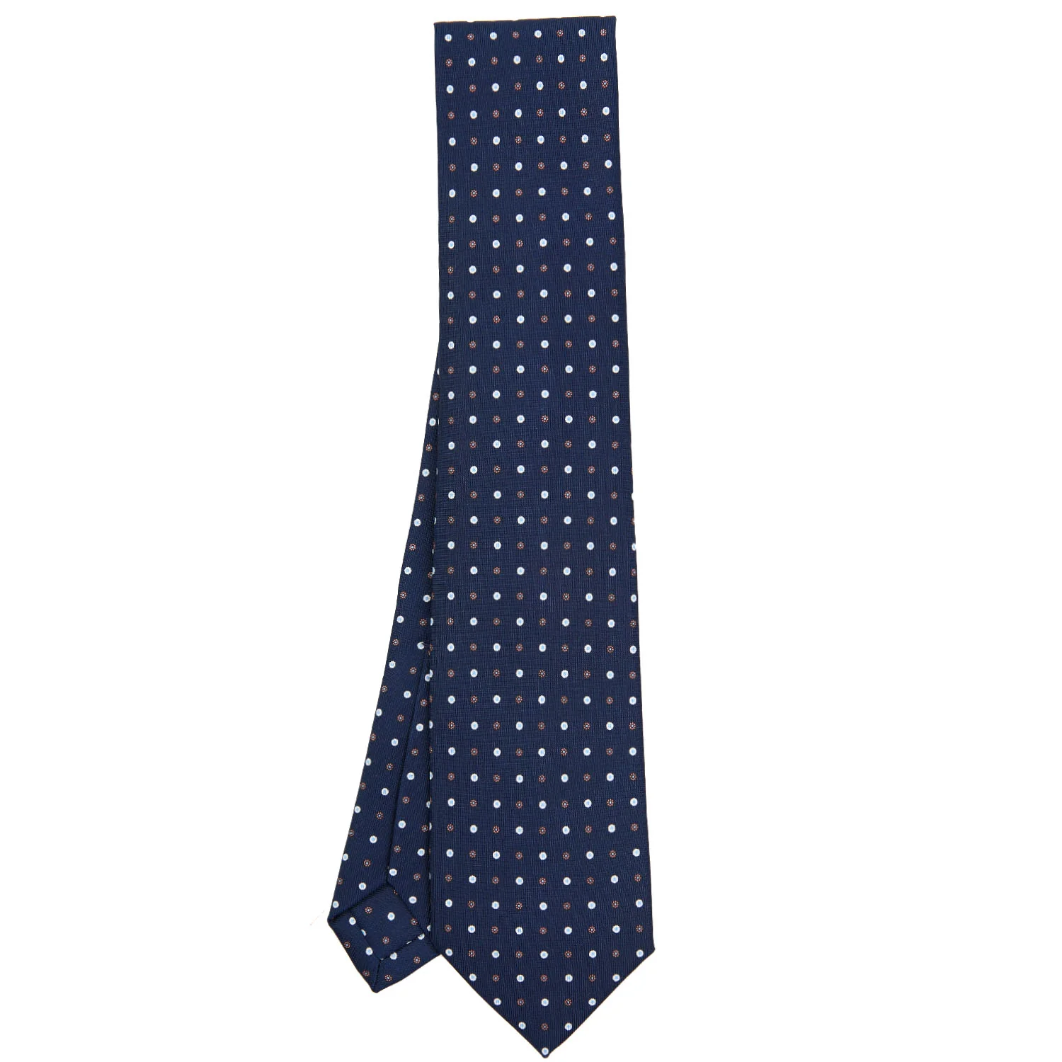 DARK BLUE 5 FOLD SARTORIAL SILK TIE - Image 2