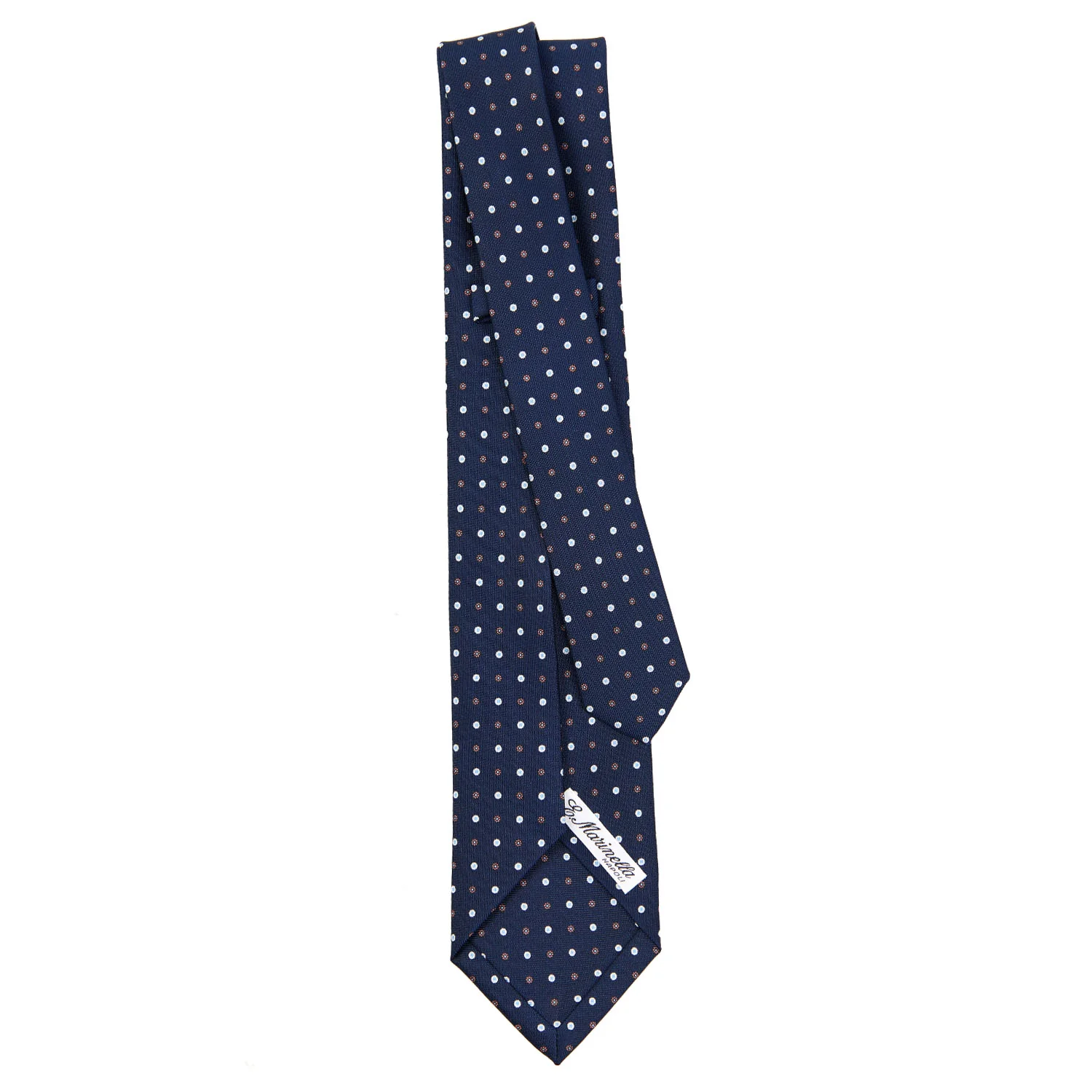 DARK BLUE 5 FOLD SARTORIAL SILK TIE - Image 3