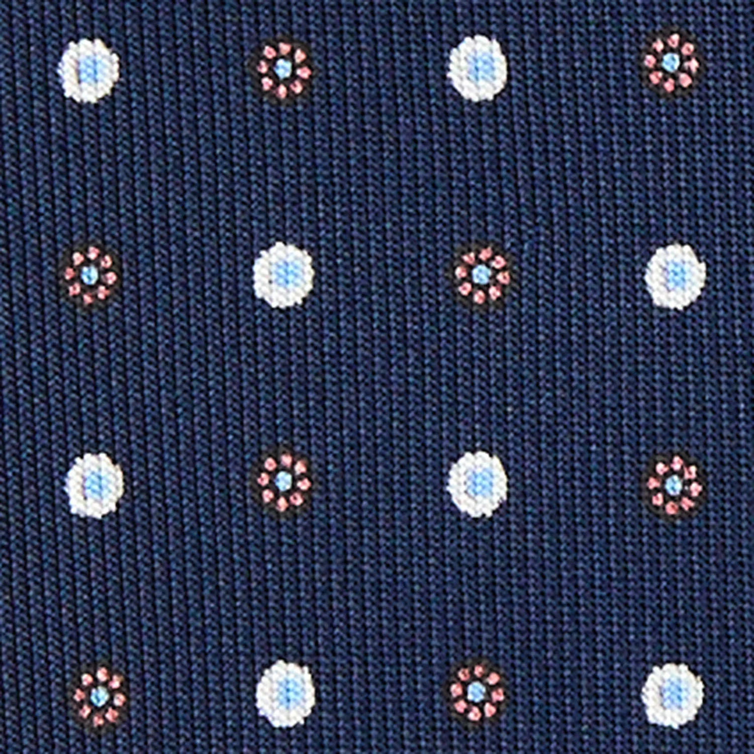 DARK BLUE 5 FOLD SARTORIAL SILK TIE - Image 4
