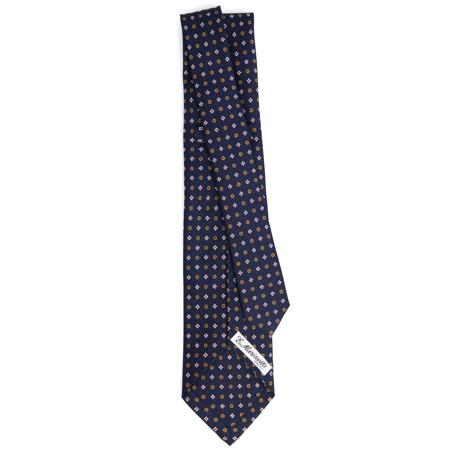 DARK BLUE 5 FOLD SARTORIAL SILK TIE - Image 3