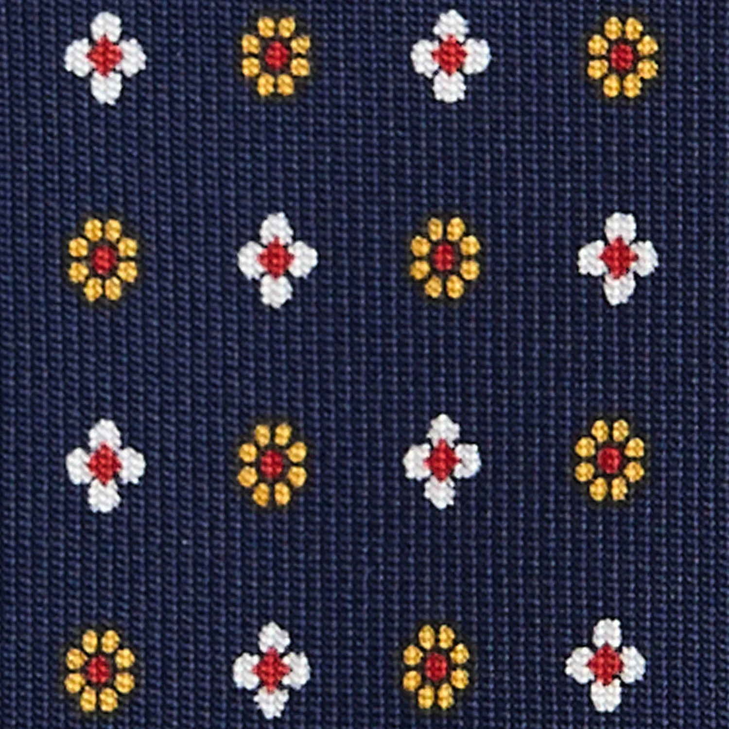 DARK BLUE 5 FOLD SARTORIAL SILK TIE - Image 4