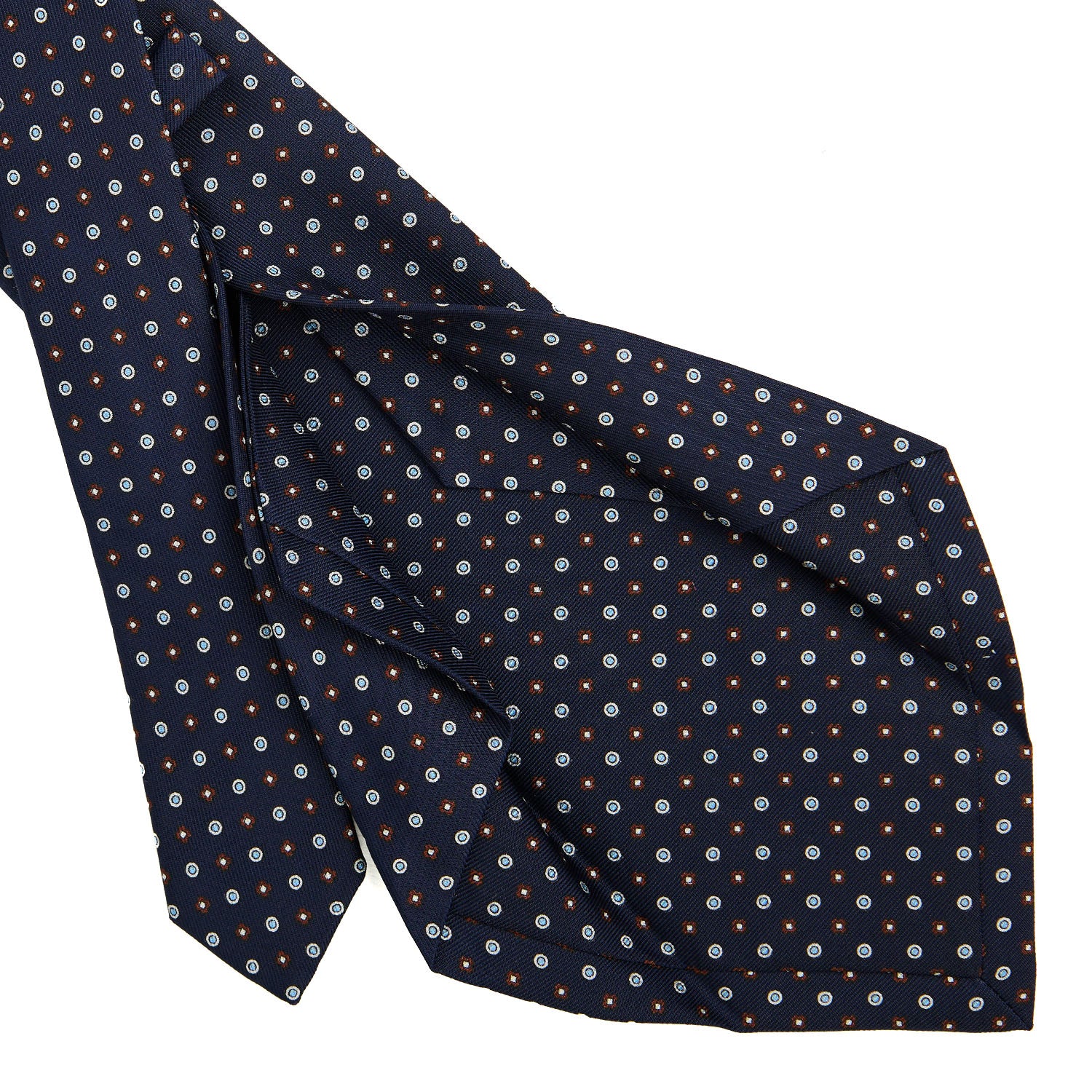 DARK BLUE 5 FOLD SARTORIAL SILK TIE