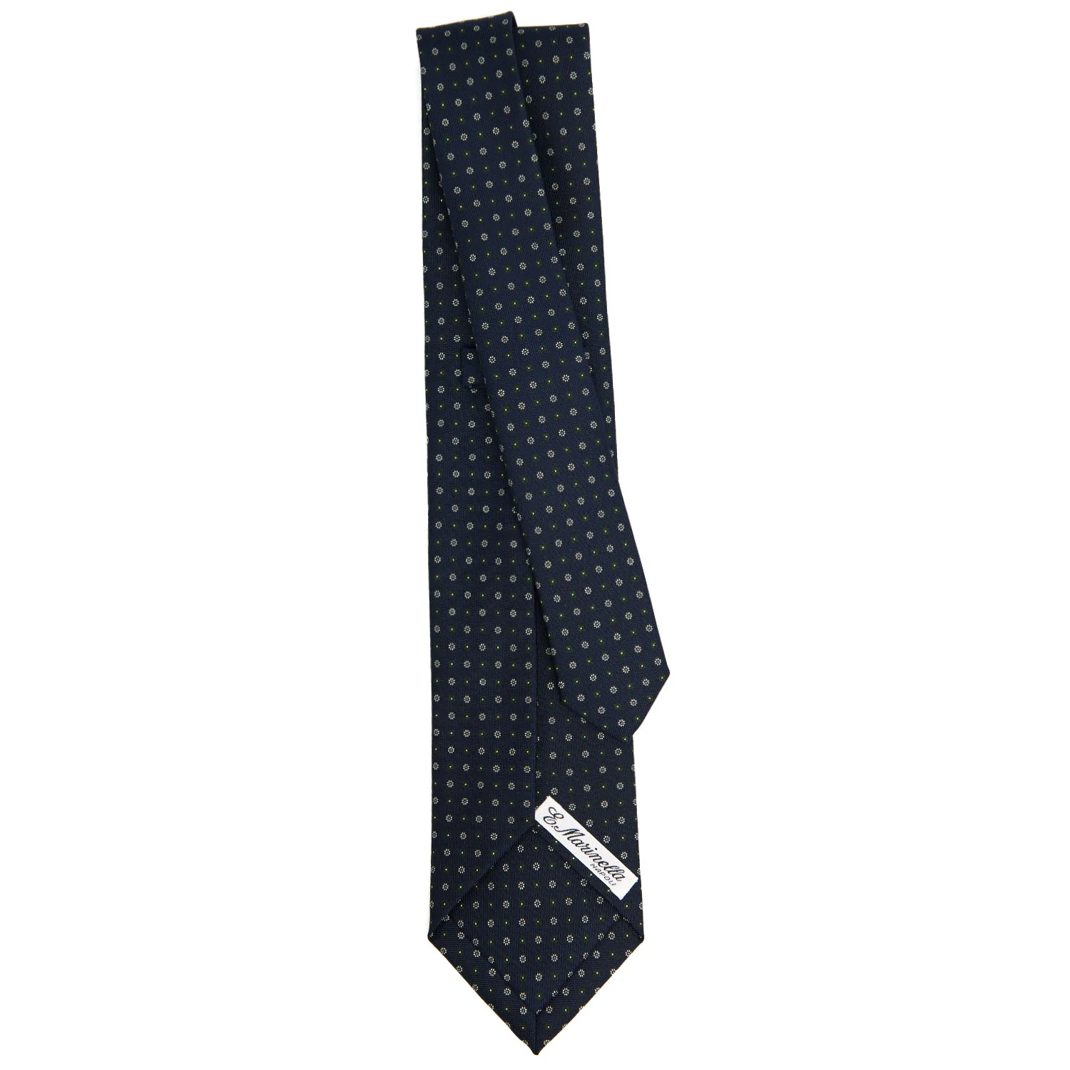 DARK BLUE 5 FOLD SARTORIAL SILK TIE - Image 3