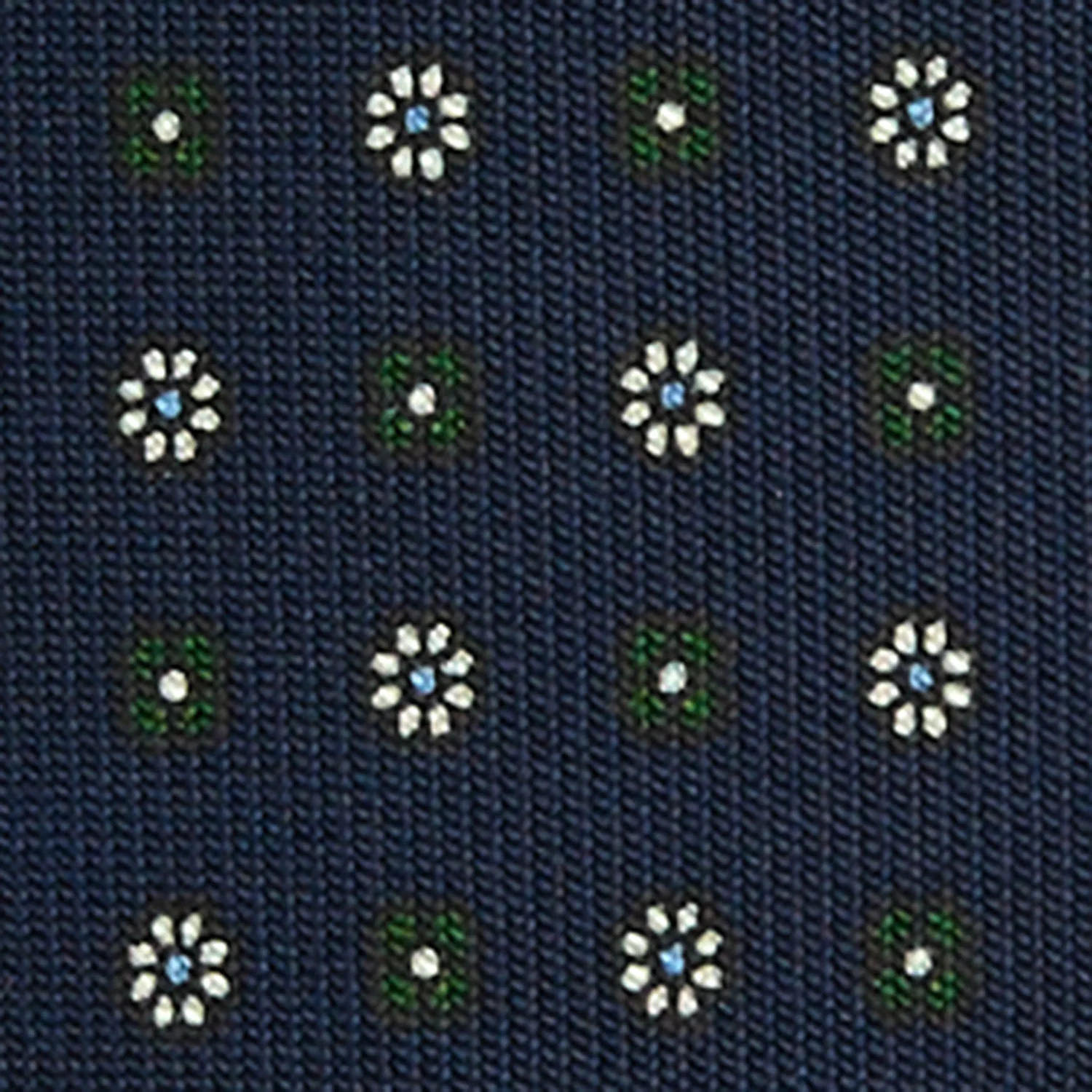DARK BLUE 5 FOLD SARTORIAL SILK TIE - Image 4
