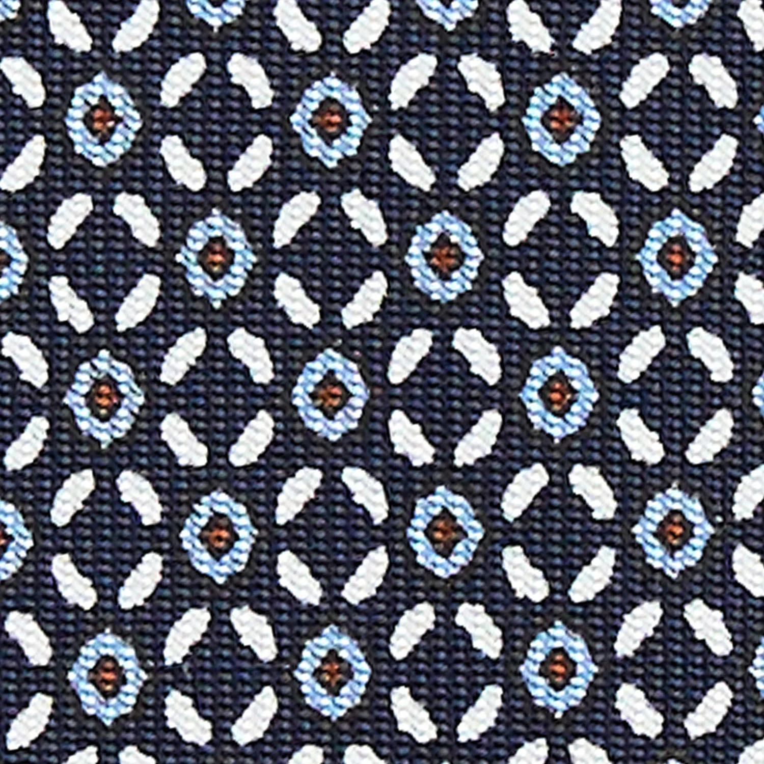 DARK BLUE 5 FOLD SARTORIAL SILK TIE - Image 4