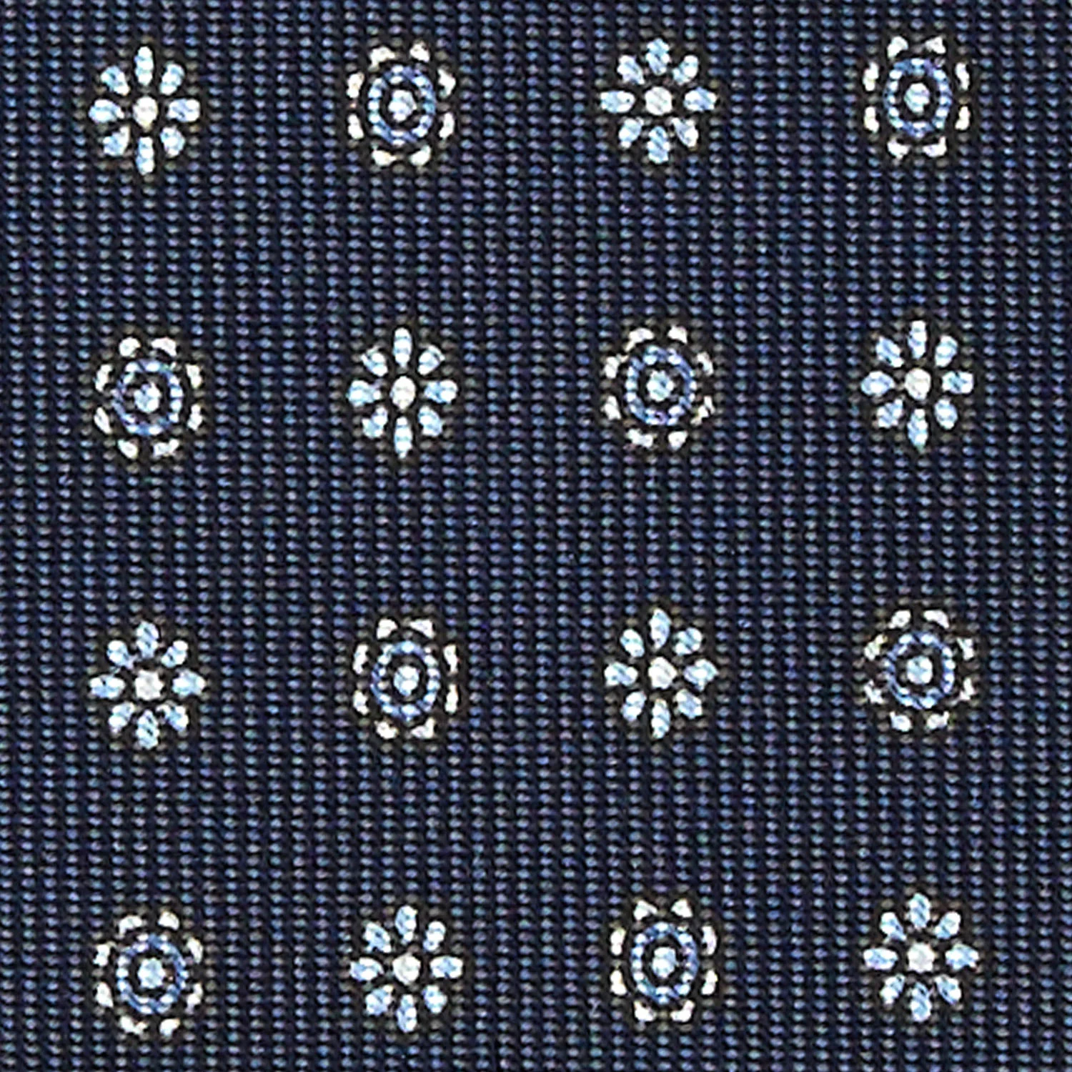 DARK BLUE 7 FOLD SARTORIAL SILK TIE - Image 4