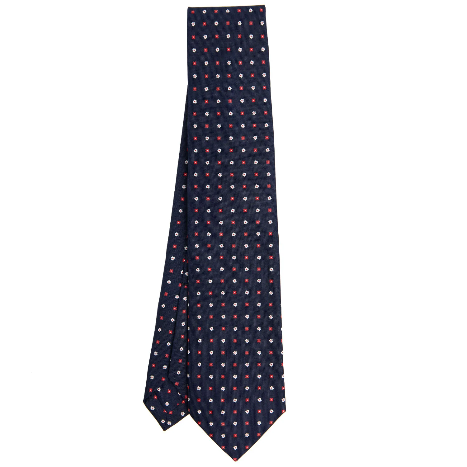 DARK BLUE 9 FOLD SARTORIAL SILK TIE - Image 2
