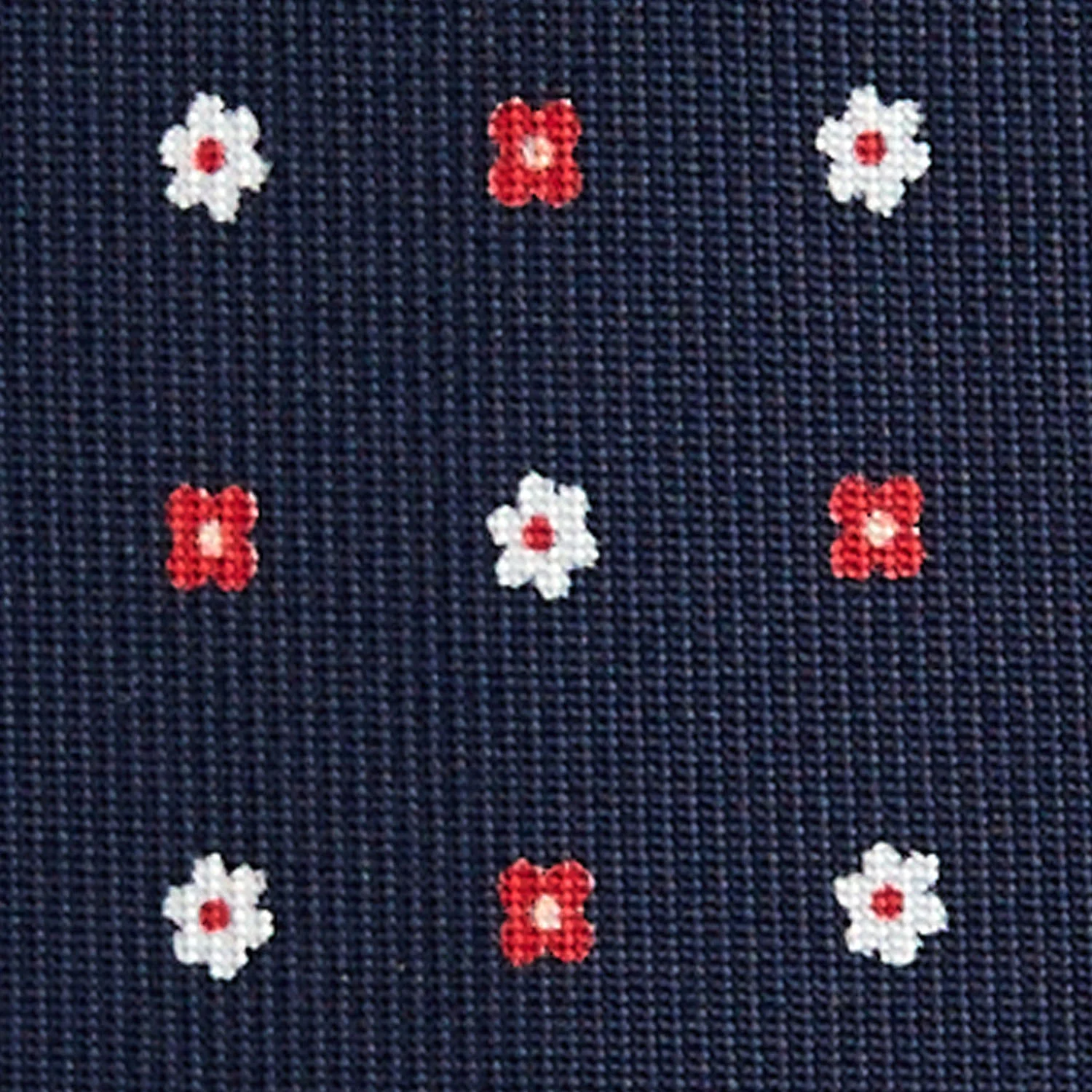 DARK BLUE 9 FOLD SARTORIAL SILK TIE - Image 4