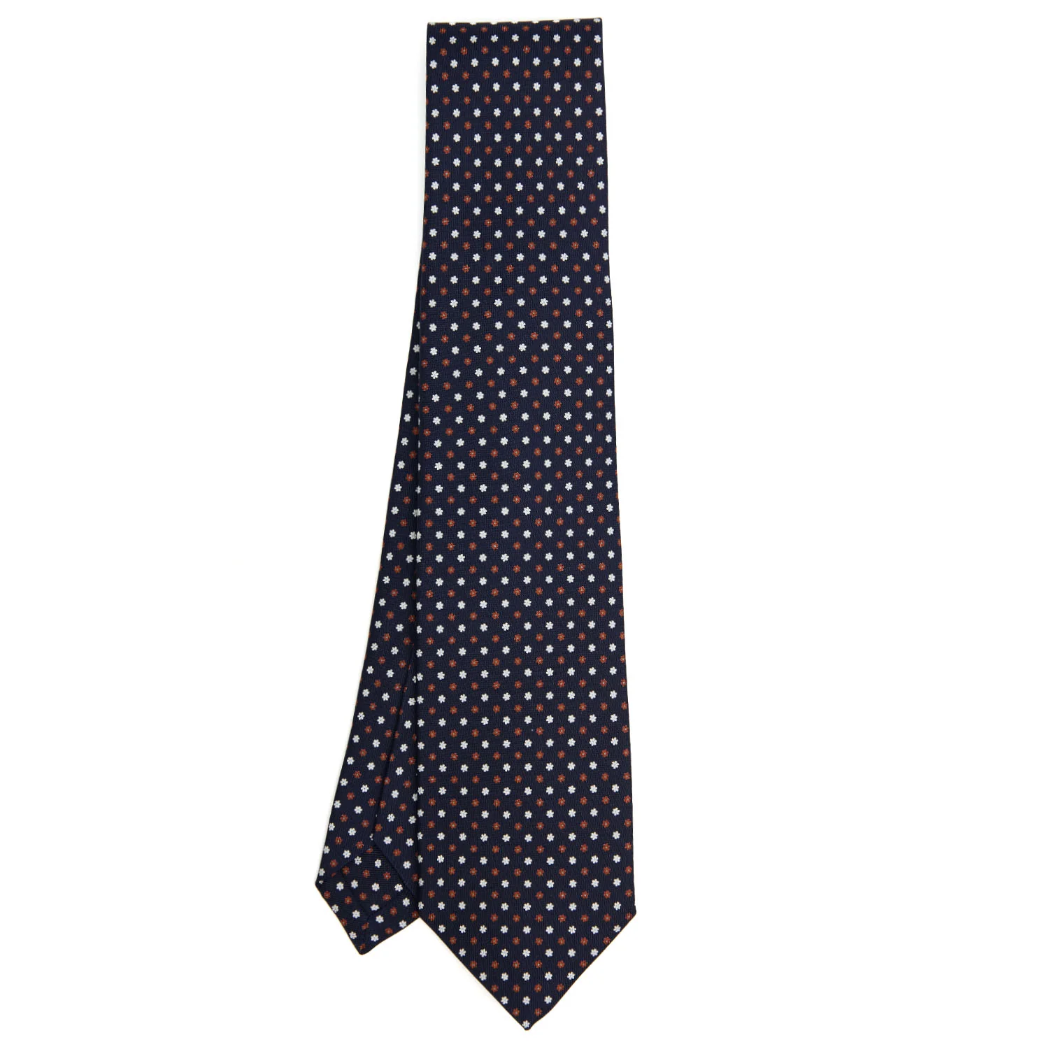DARK BLUE 9 FOLD SARTORIAL SILK TIE - Image 2
