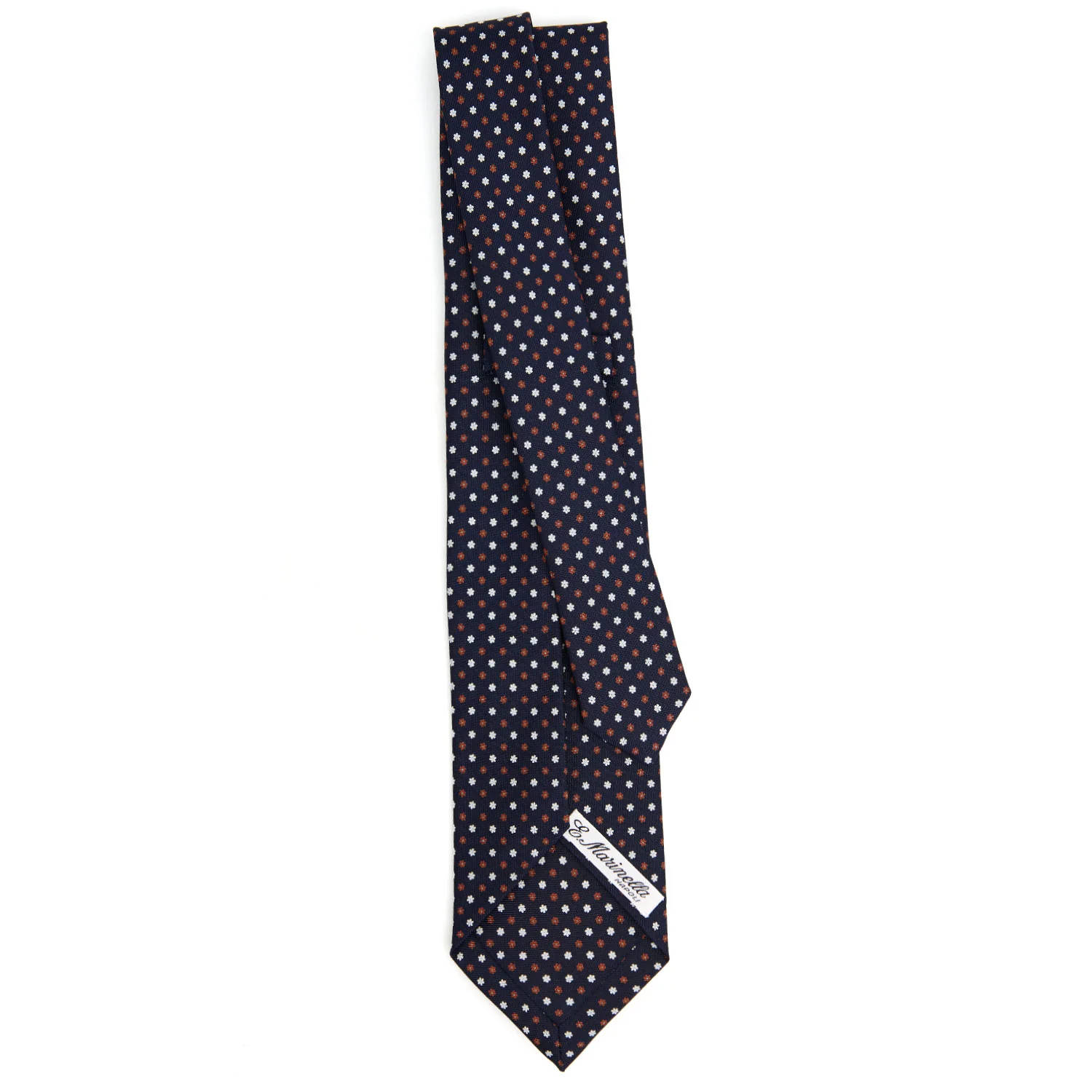 DARK BLUE 9 FOLD SARTORIAL SILK TIE - Image 3