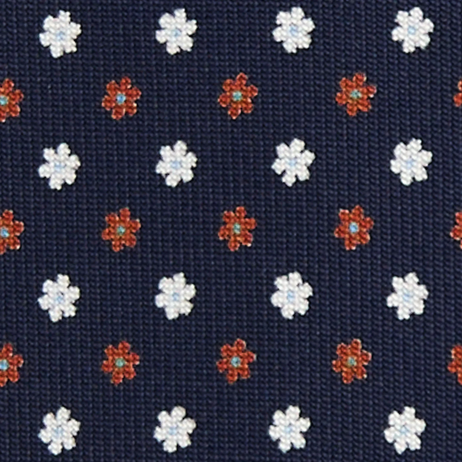 DARK BLUE 9 FOLD SARTORIAL SILK TIE - Image 4