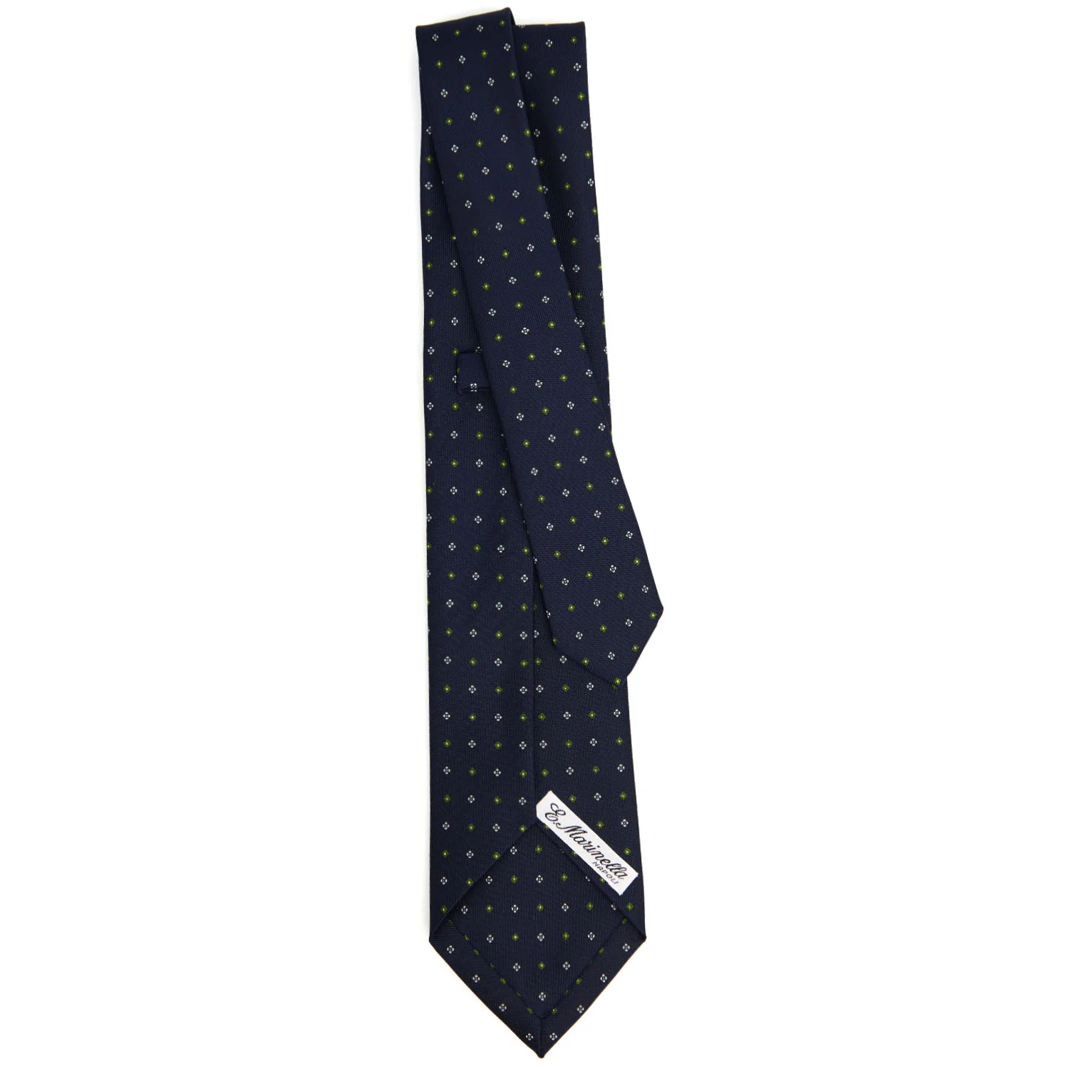 DARK BLUE 9 FOLD SARTORIAL SILK TIE - Image 3