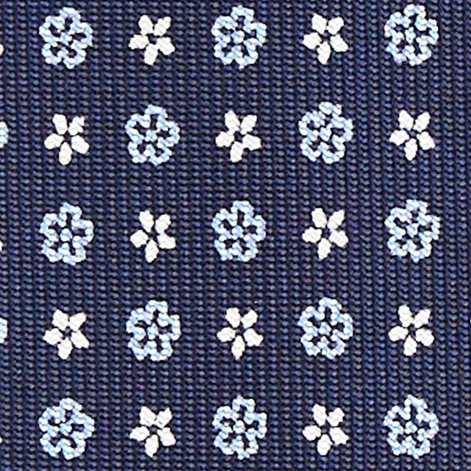 DARK BLUE 9 FOLD SARTORIAL SILK TIE - Image 4