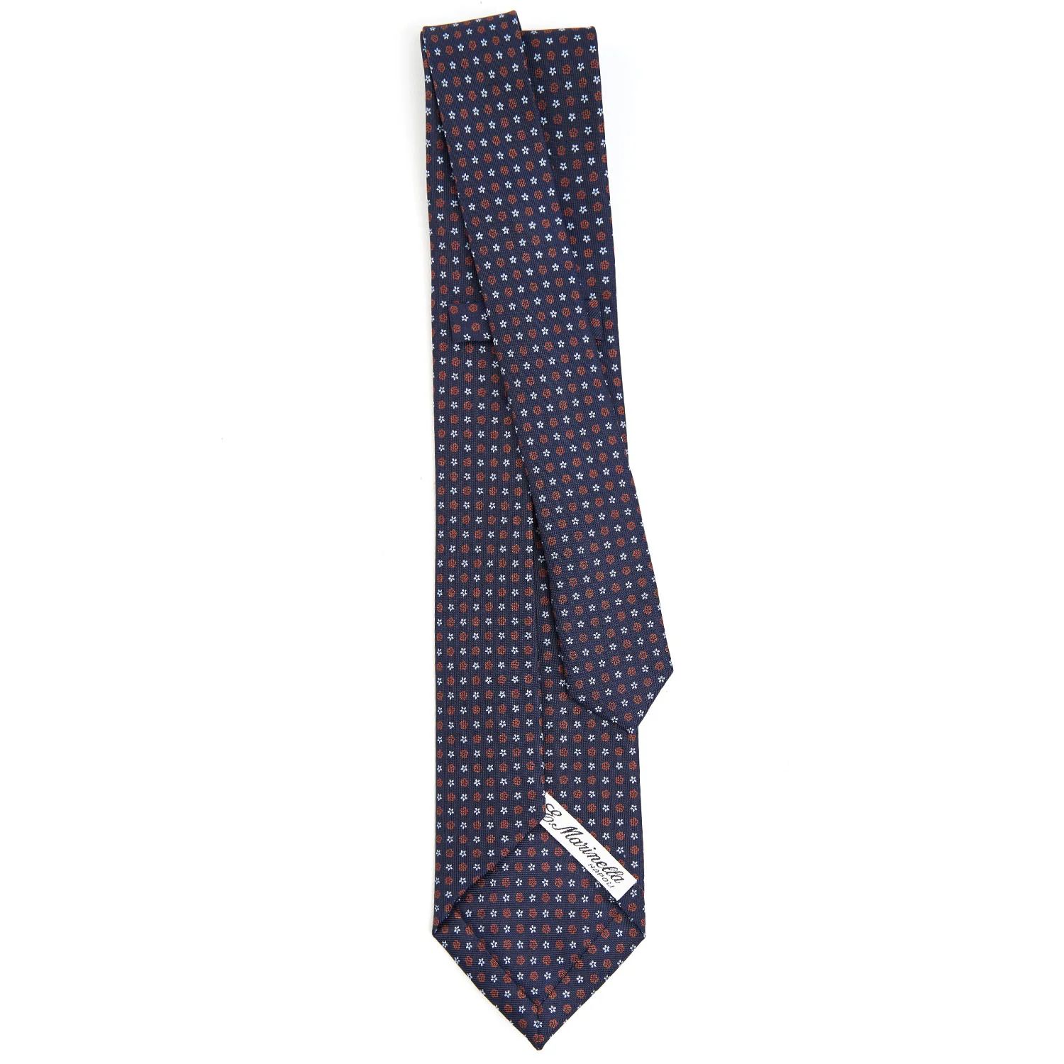 DARK BLUE 9 FOLD SARTORIAL SILK TIE - Image 3
