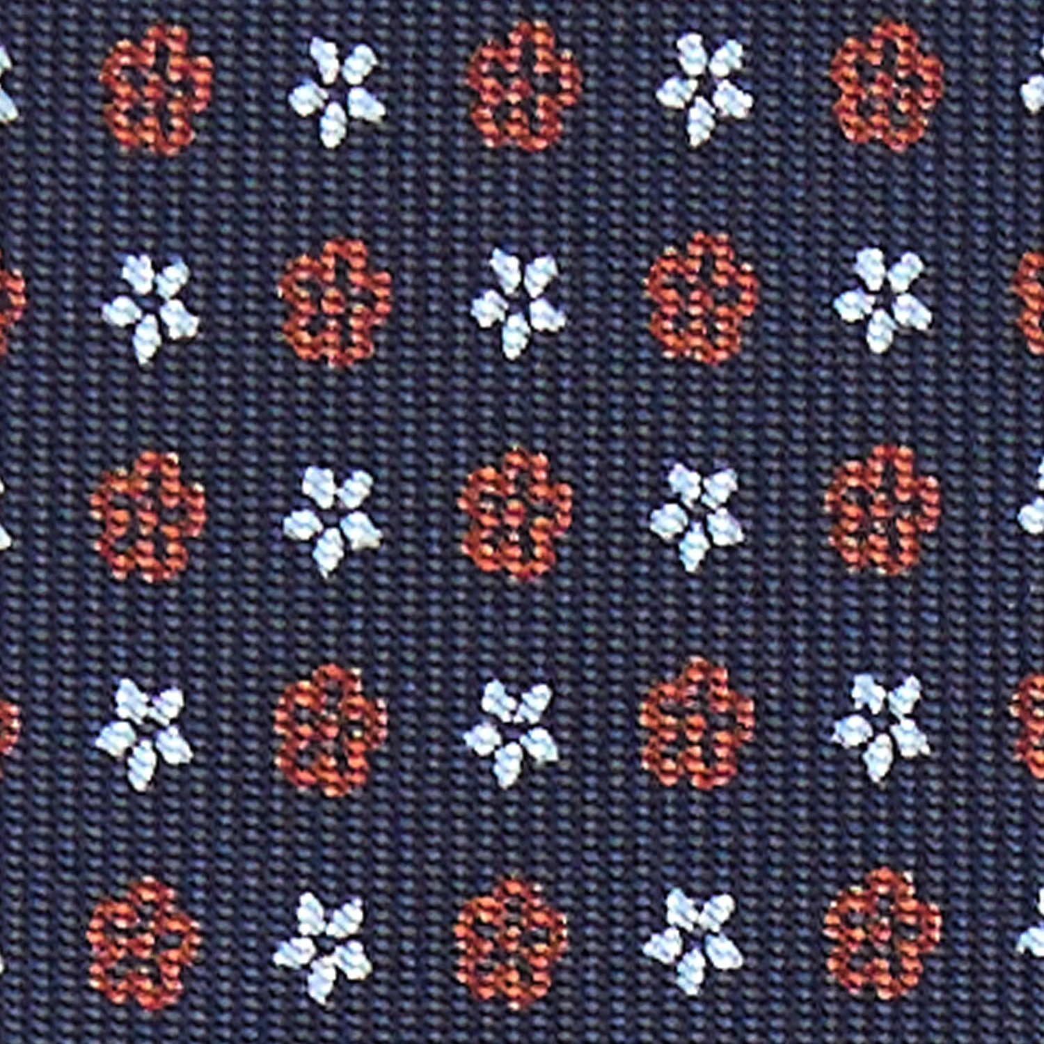 DARK BLUE 9 FOLD SARTORIAL SILK TIE - Image 4