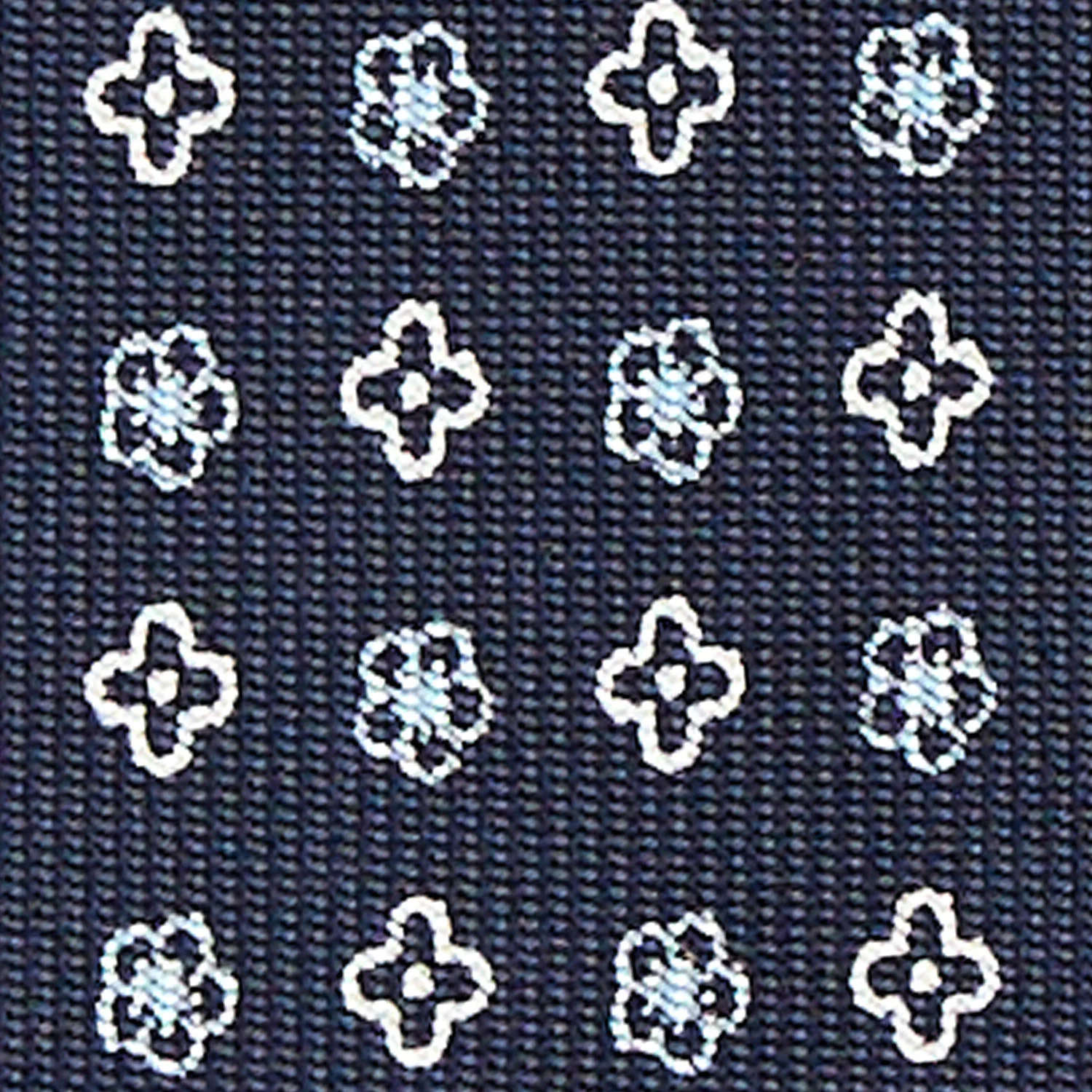 DARK BLUE 9 FOLD SARTORIAL SILK TIE - Image 4